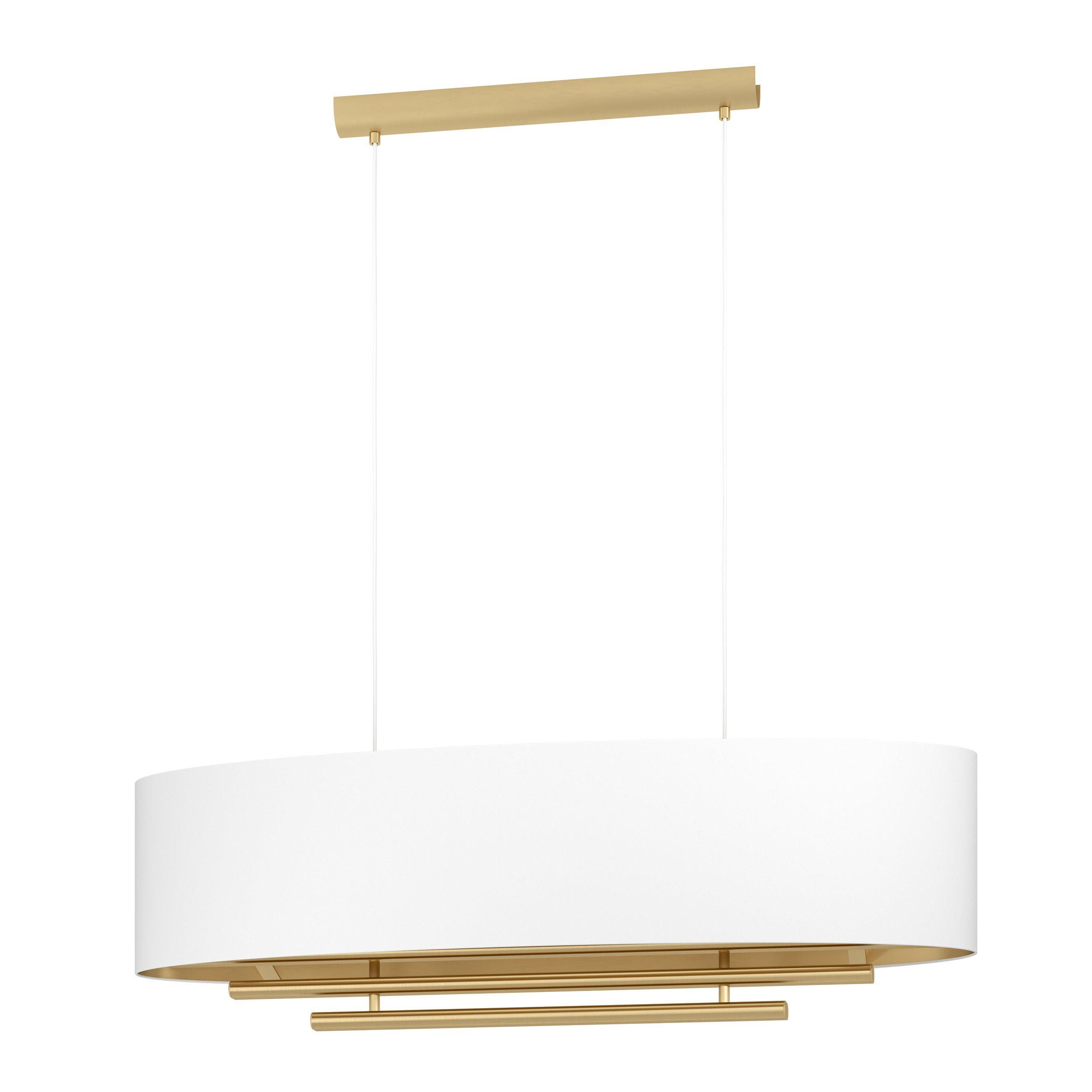 Suspension tissu blanc PINETARA E27 4X40W