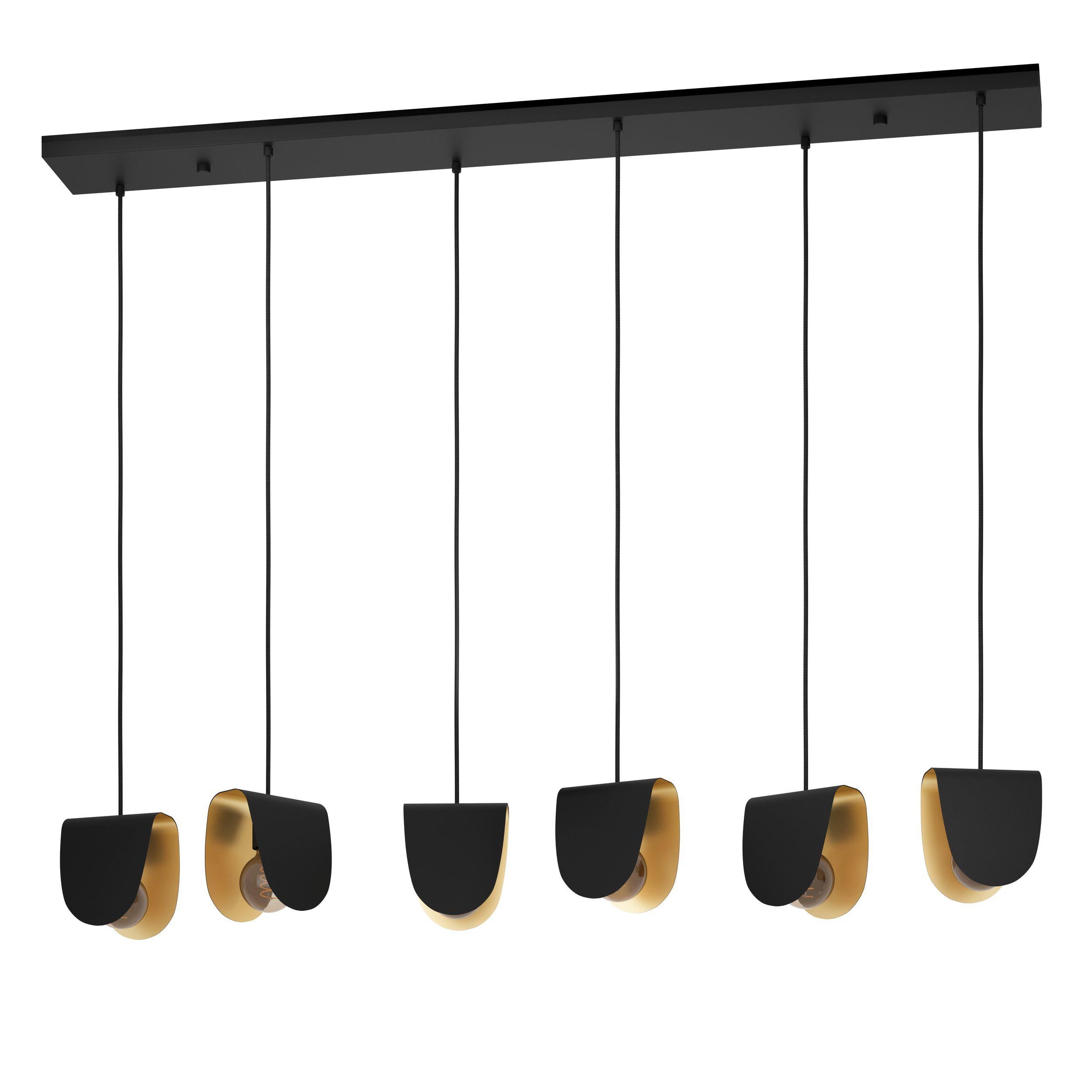 Suspension métal noir SERENARA E27 6X40W