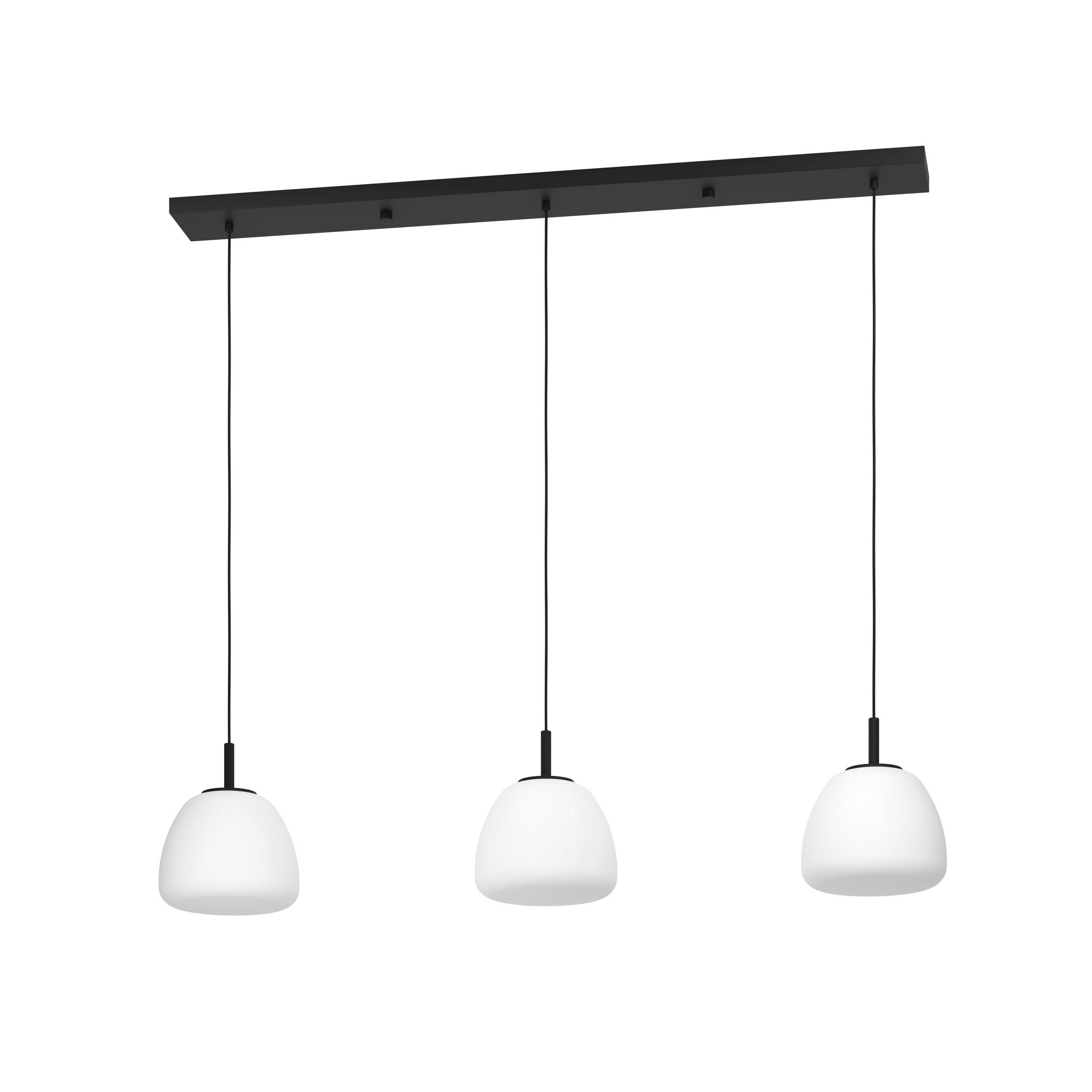 Suspension métal noir BALMES E27 3X40W