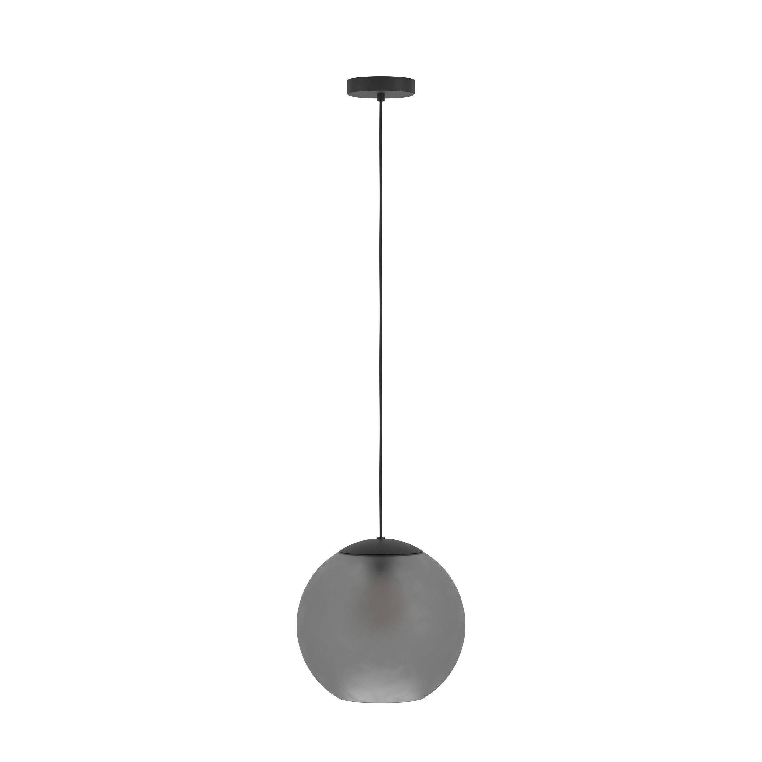 Suspension verre gris ARANGONA E27 1X40W