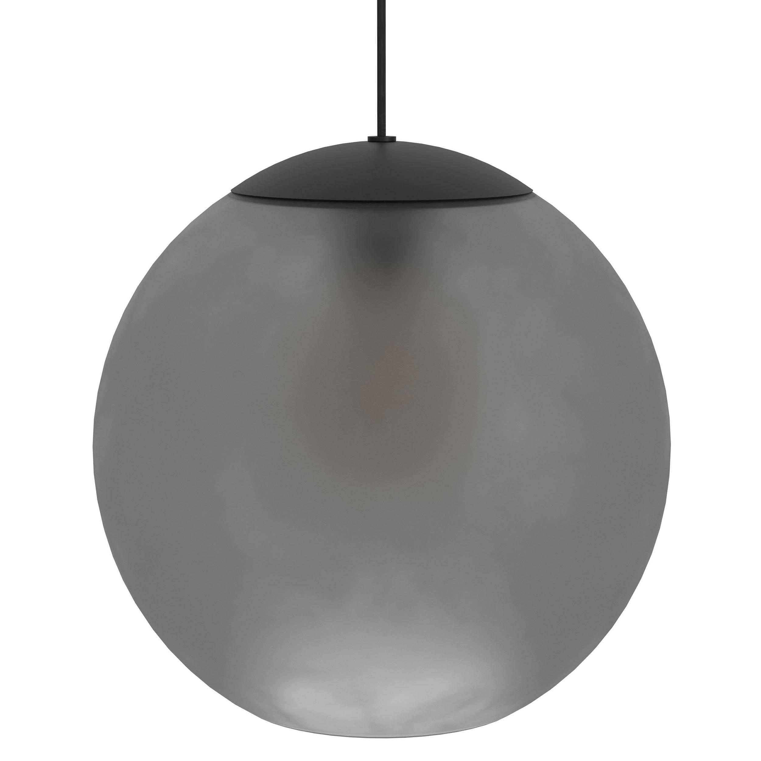 Suspension verre gris ARANGONA E27 1X40W