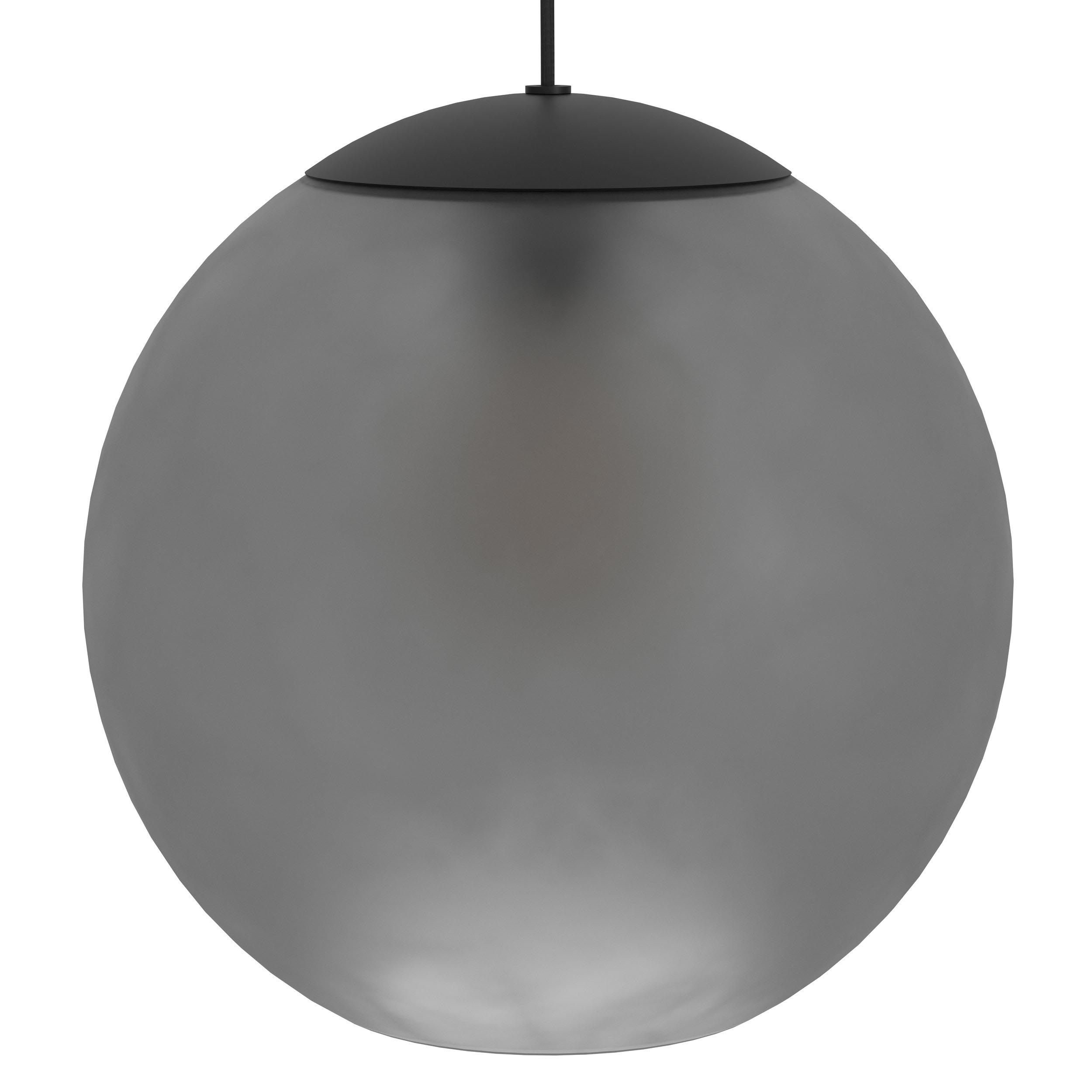 Suspension verre gris ARANGONA Barre 3 E27 3X40W