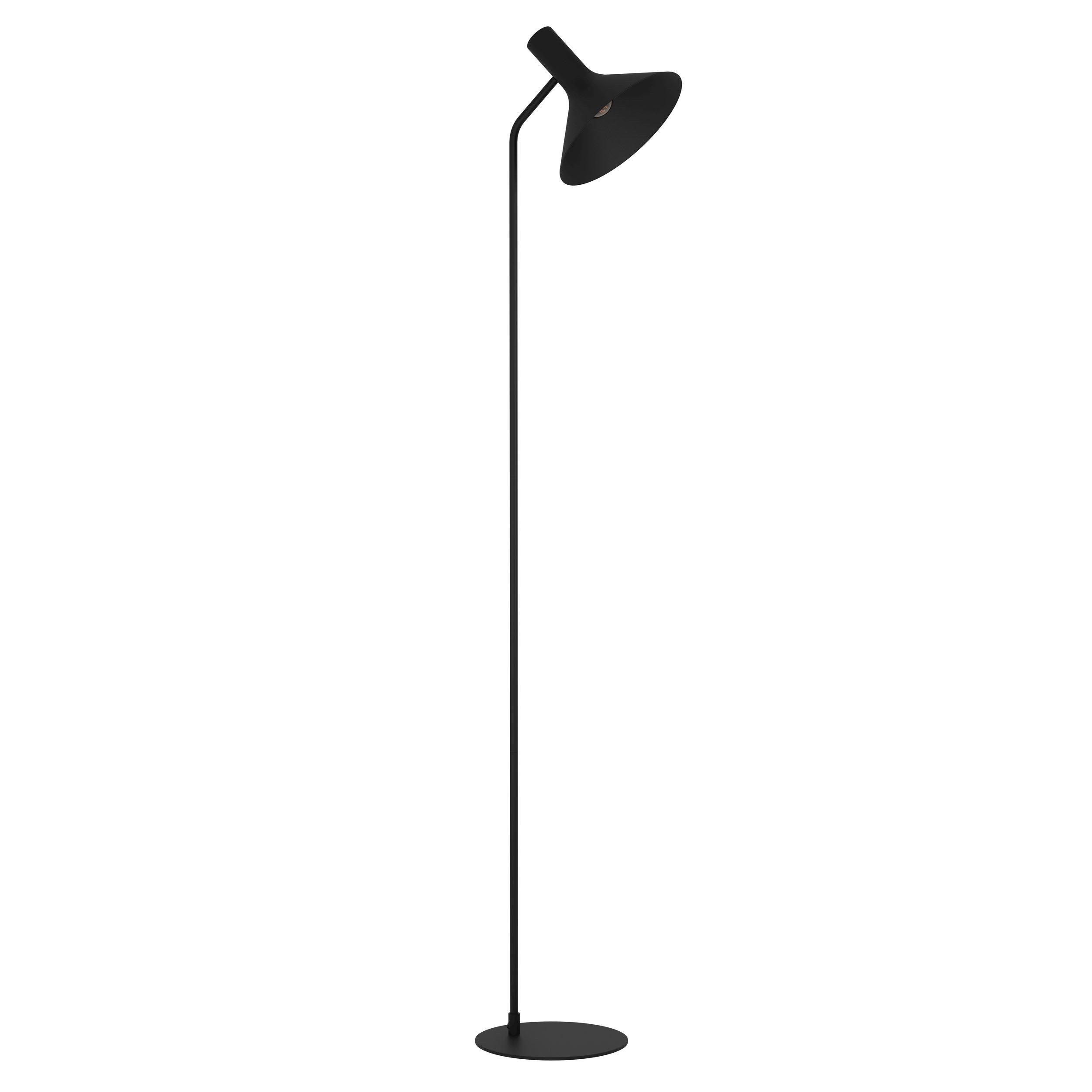 Lampadaire métal noir MORESCANA E27 1X28W