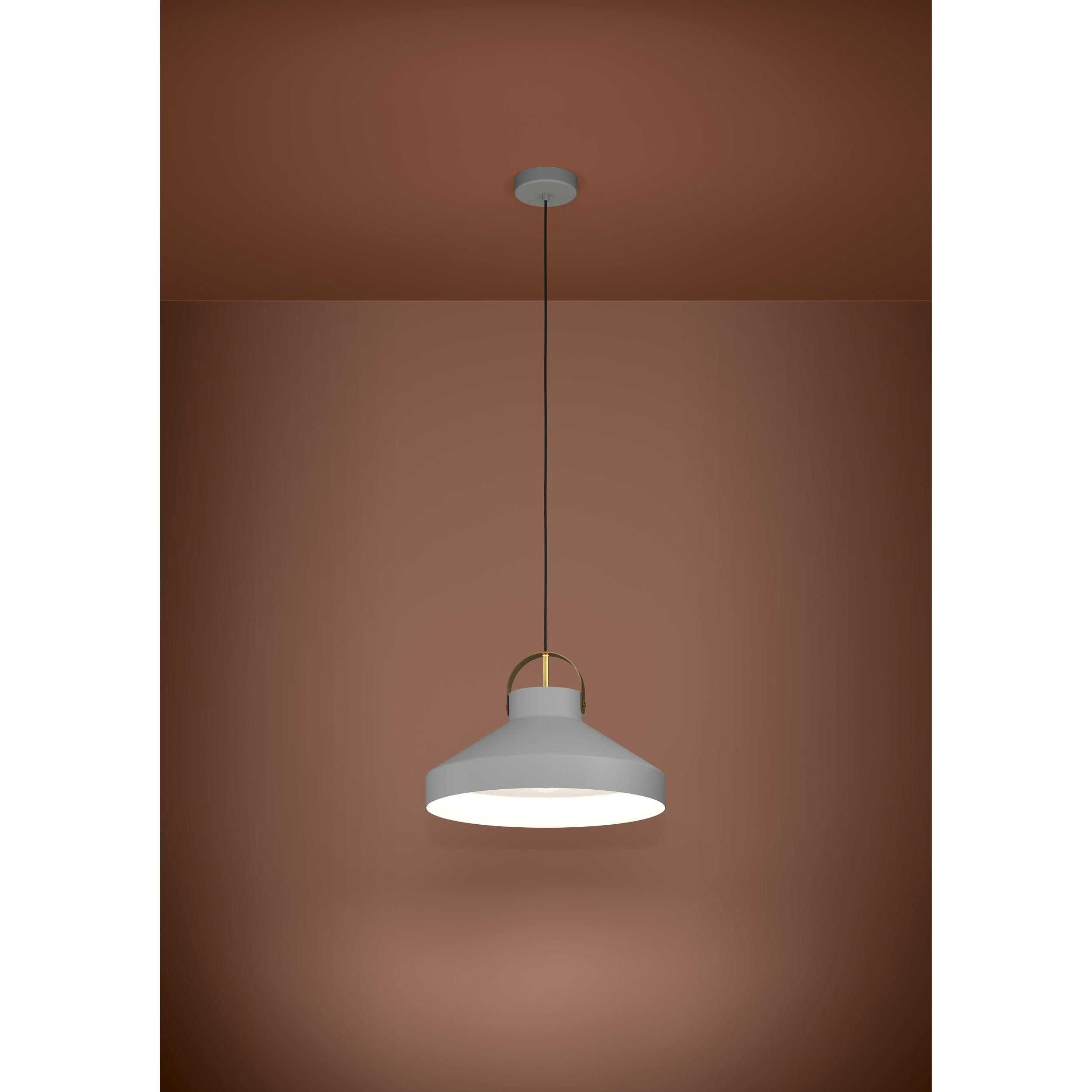 Suspension métal gris ESTEPONA E27 1X40W