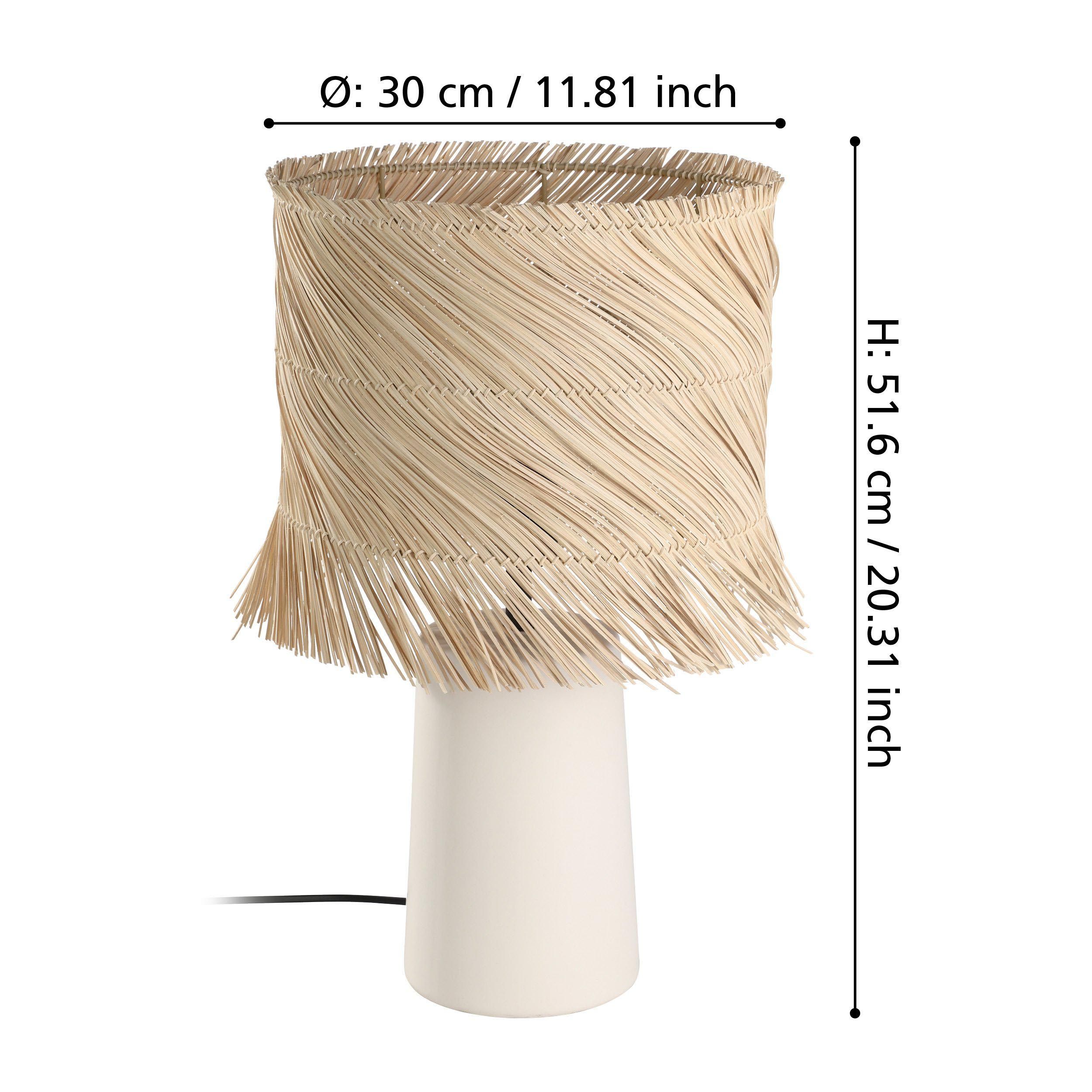 Lampe de table ceramique naturel PAISANO E27 1X40W