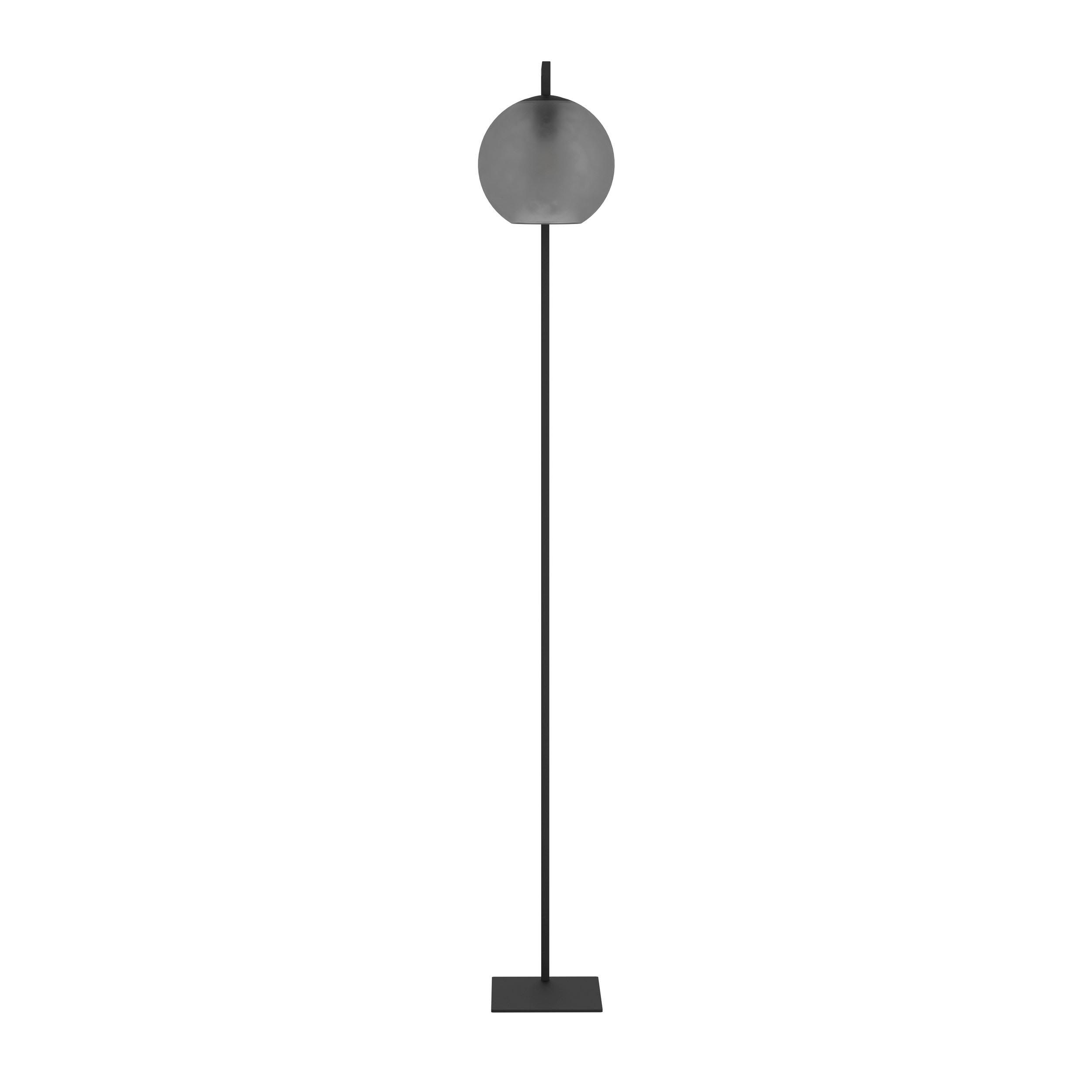 Lampadaire métal noir ARANGONA E27 1X40W