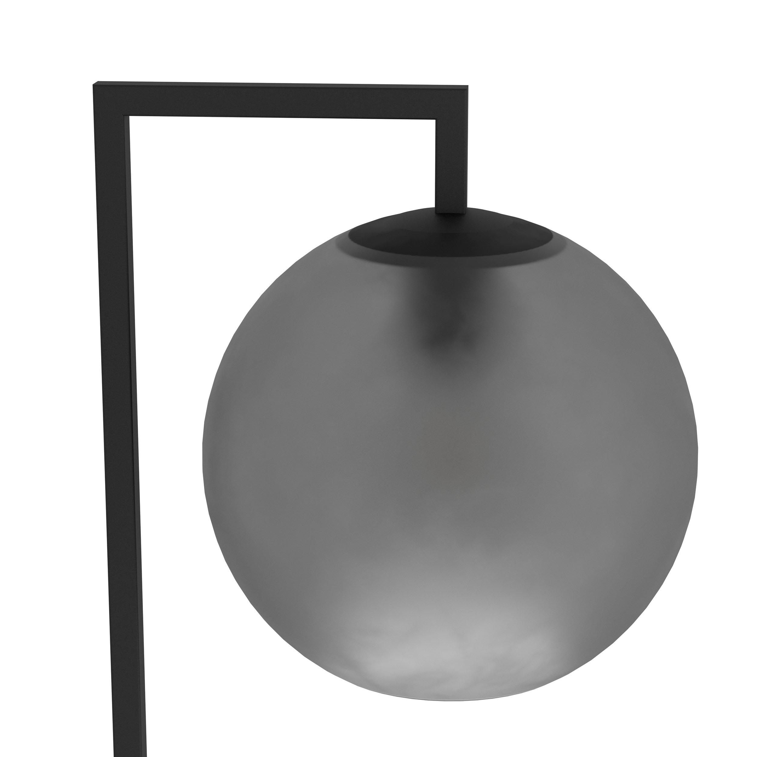 Lampadaire métal noir ARANGONA E27 1X40W