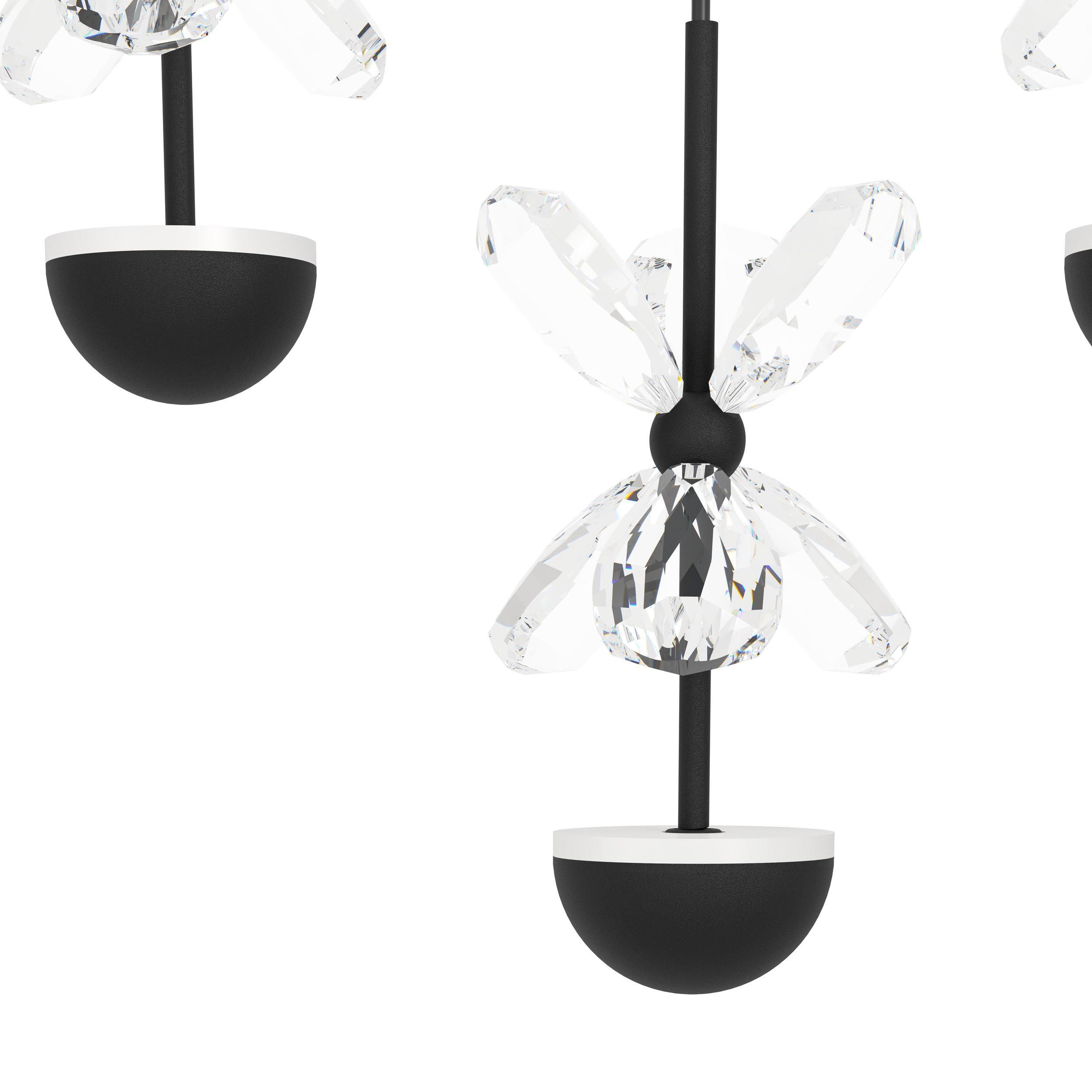 Lustre et plafonnier extérieur métal noir PIANOPOLI 2 LED INT 43X1,8W