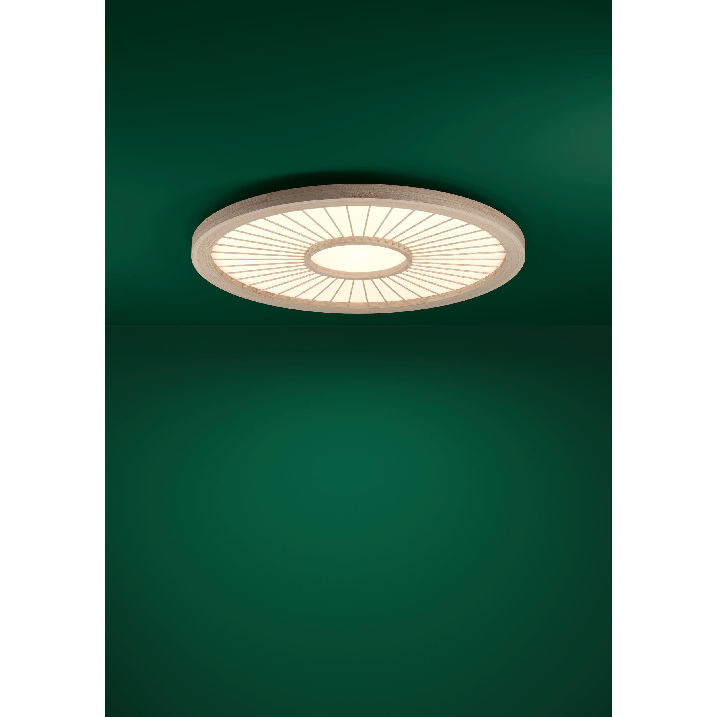 Plafonnier bois bois DEHESA LED INT 36W