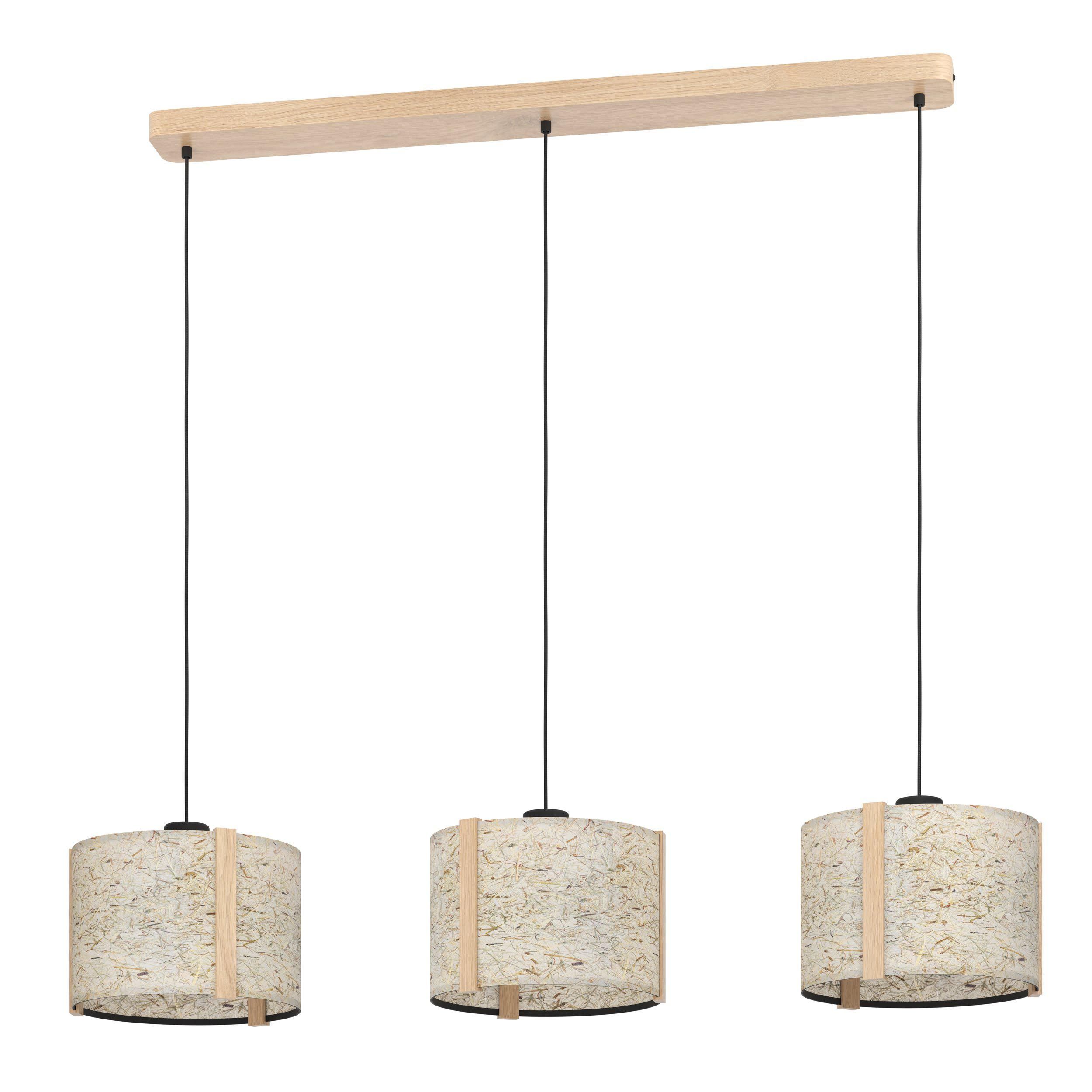 Suspension tissu multi HONTONGAS E27 3X25W