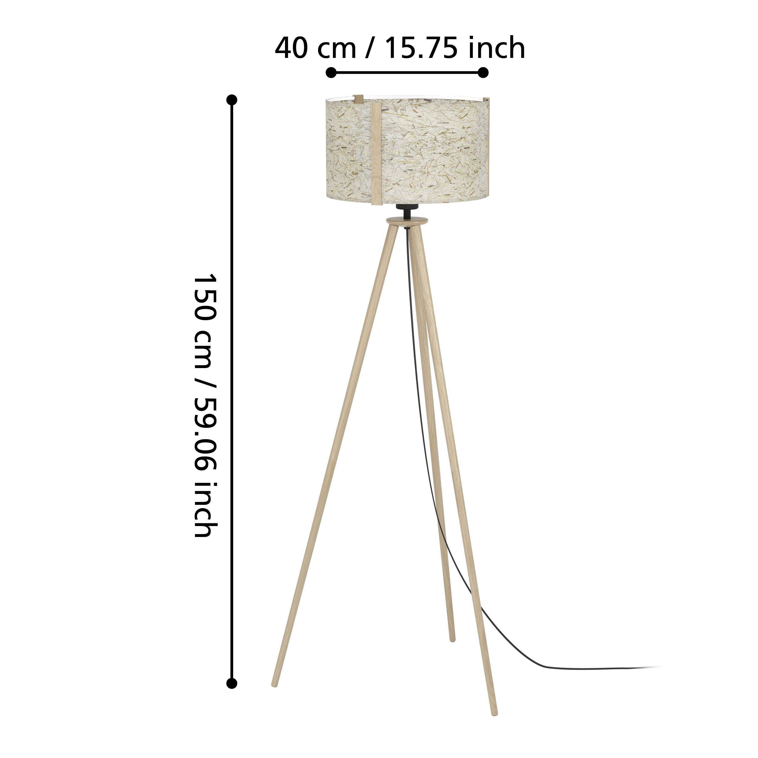 Lampadaire tissu multi HONTONGAS E27 1X25W