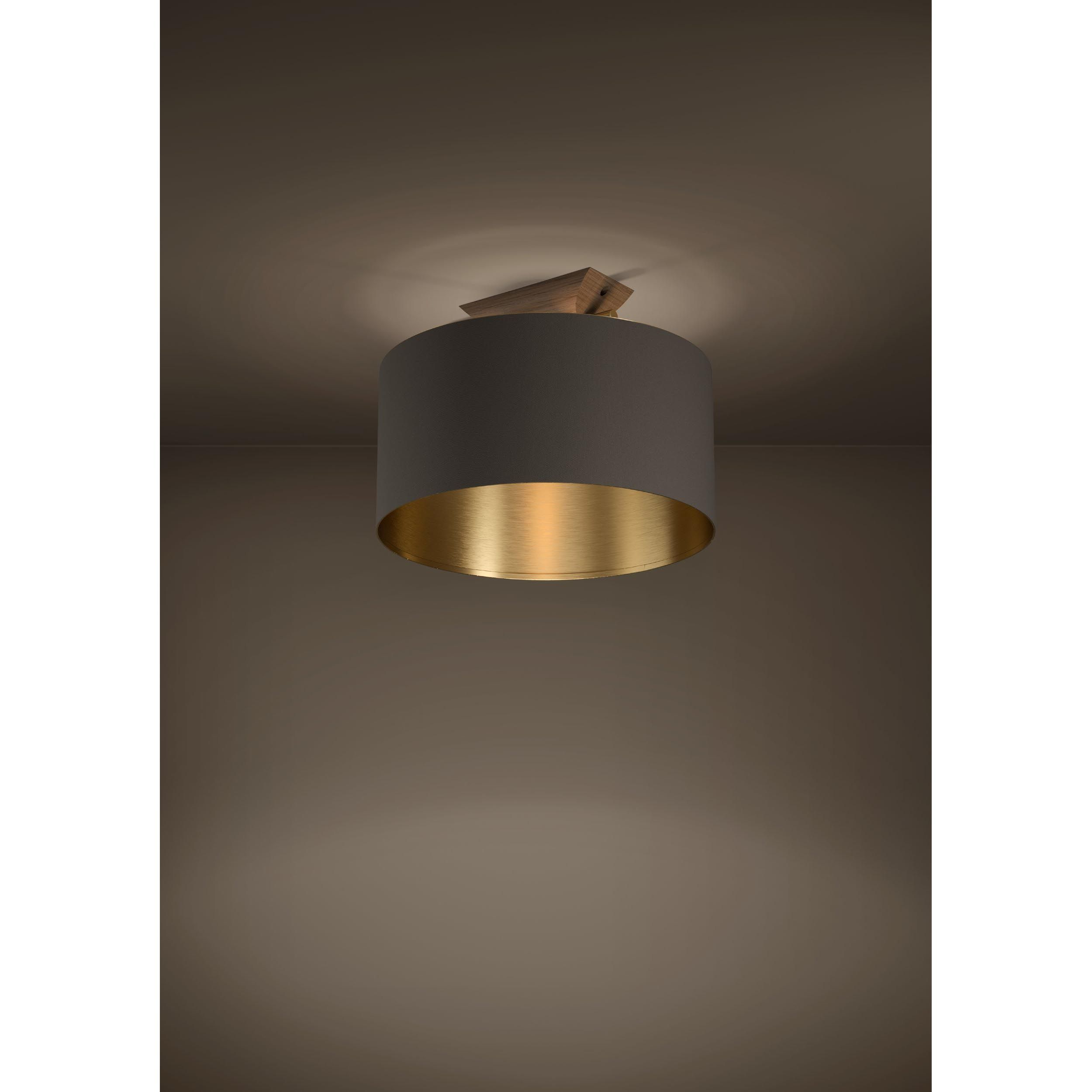 Plafonnier laiton taupe SANTANDRIA E27 1X40W