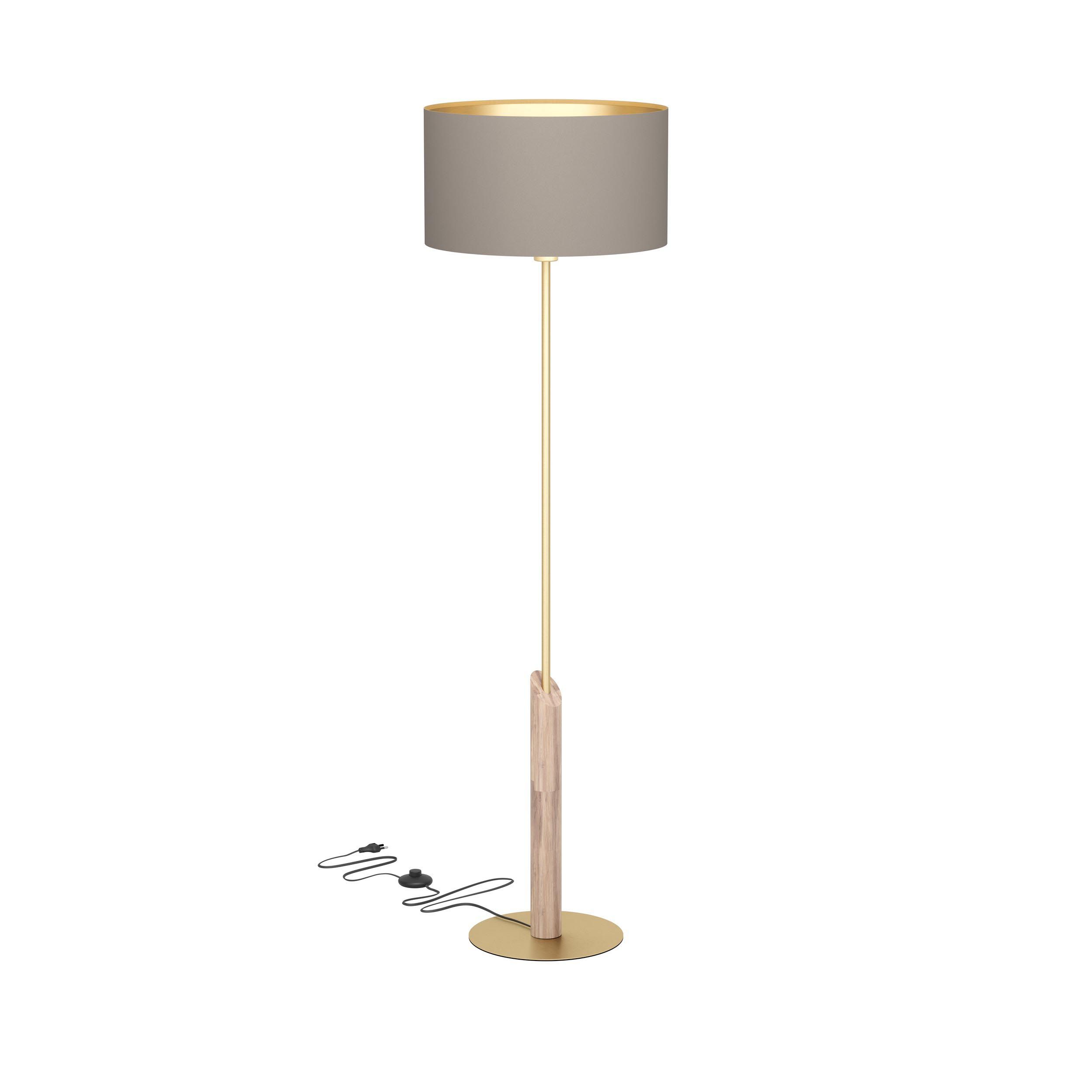 Lampadaire laiton taupe SANTANDRIA E27 1X40W