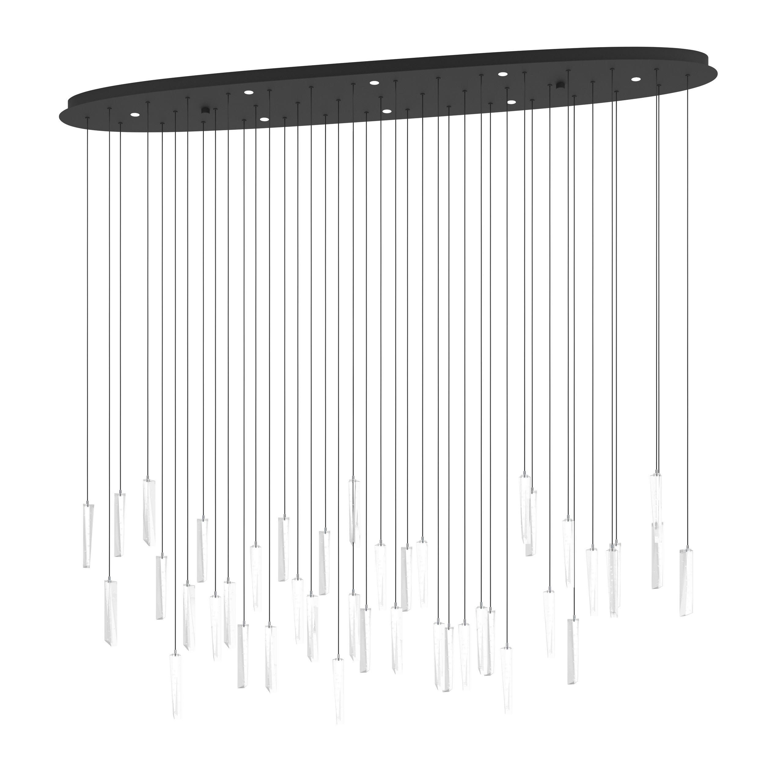 Suspension métal trspt SARDENARA LED INT 8X5,4W