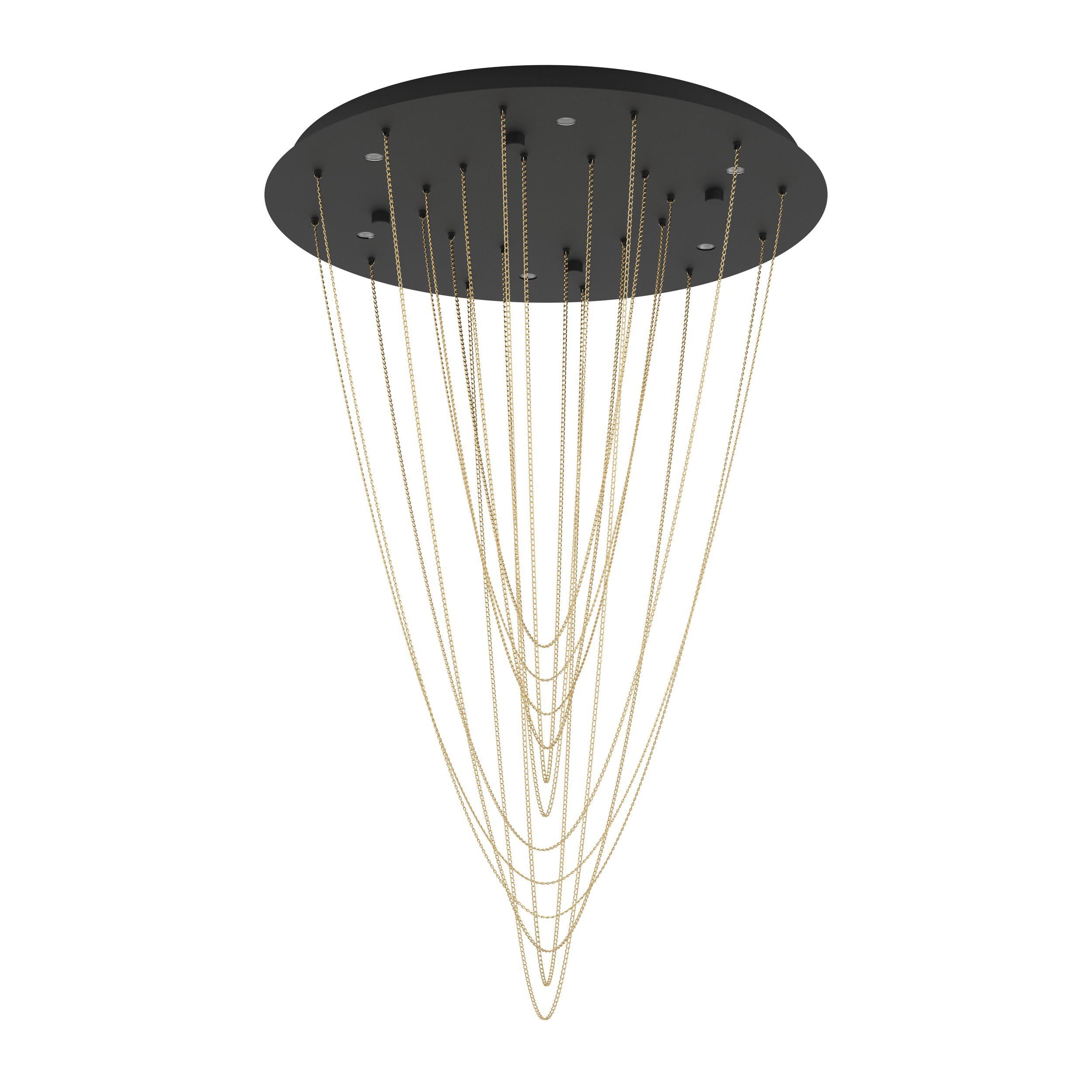 Suspension métal laiton TREPUCO LED INT 6X5,4W