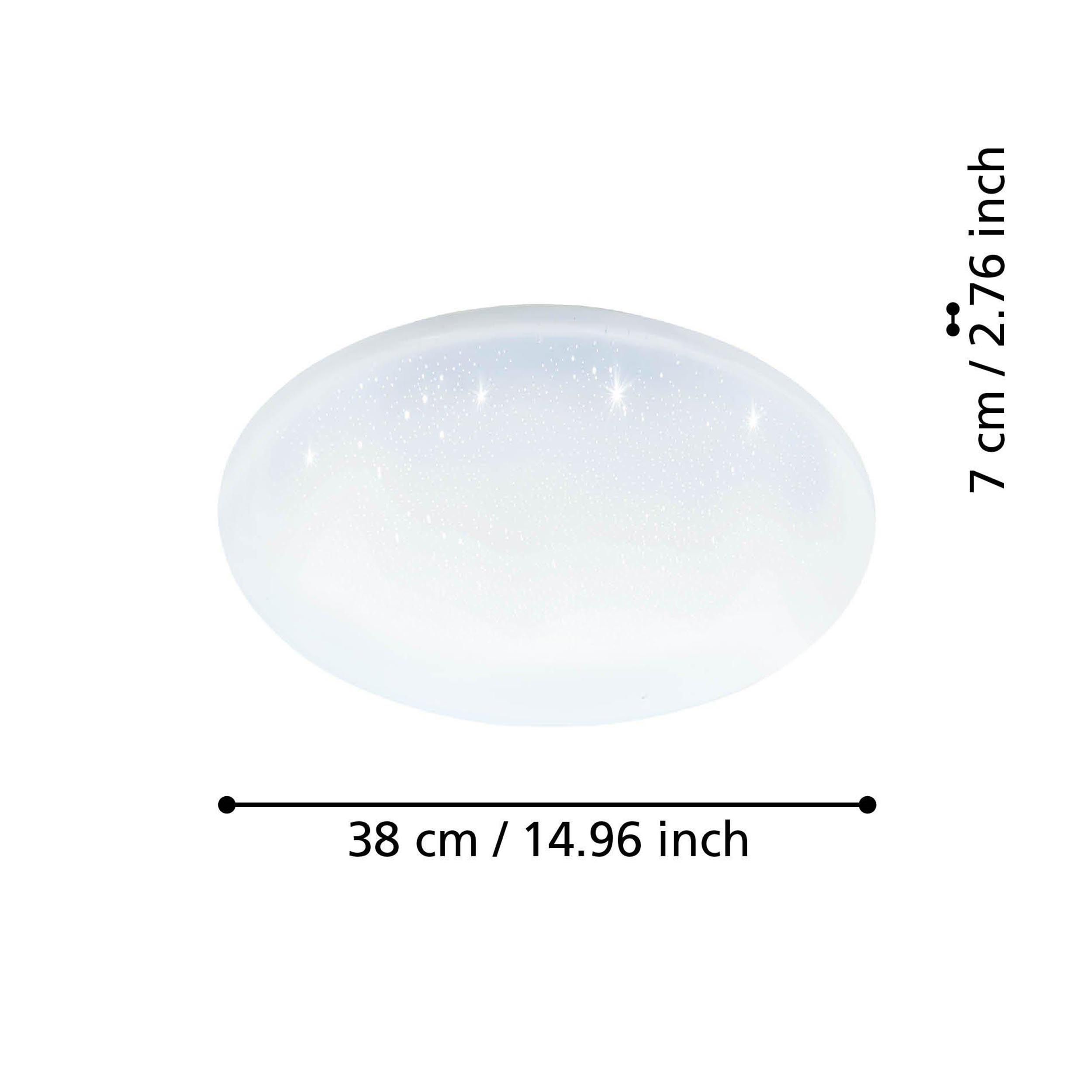 Plafonnier métal blanc TOTARI-Z LED D38CM INT 4X4,8W