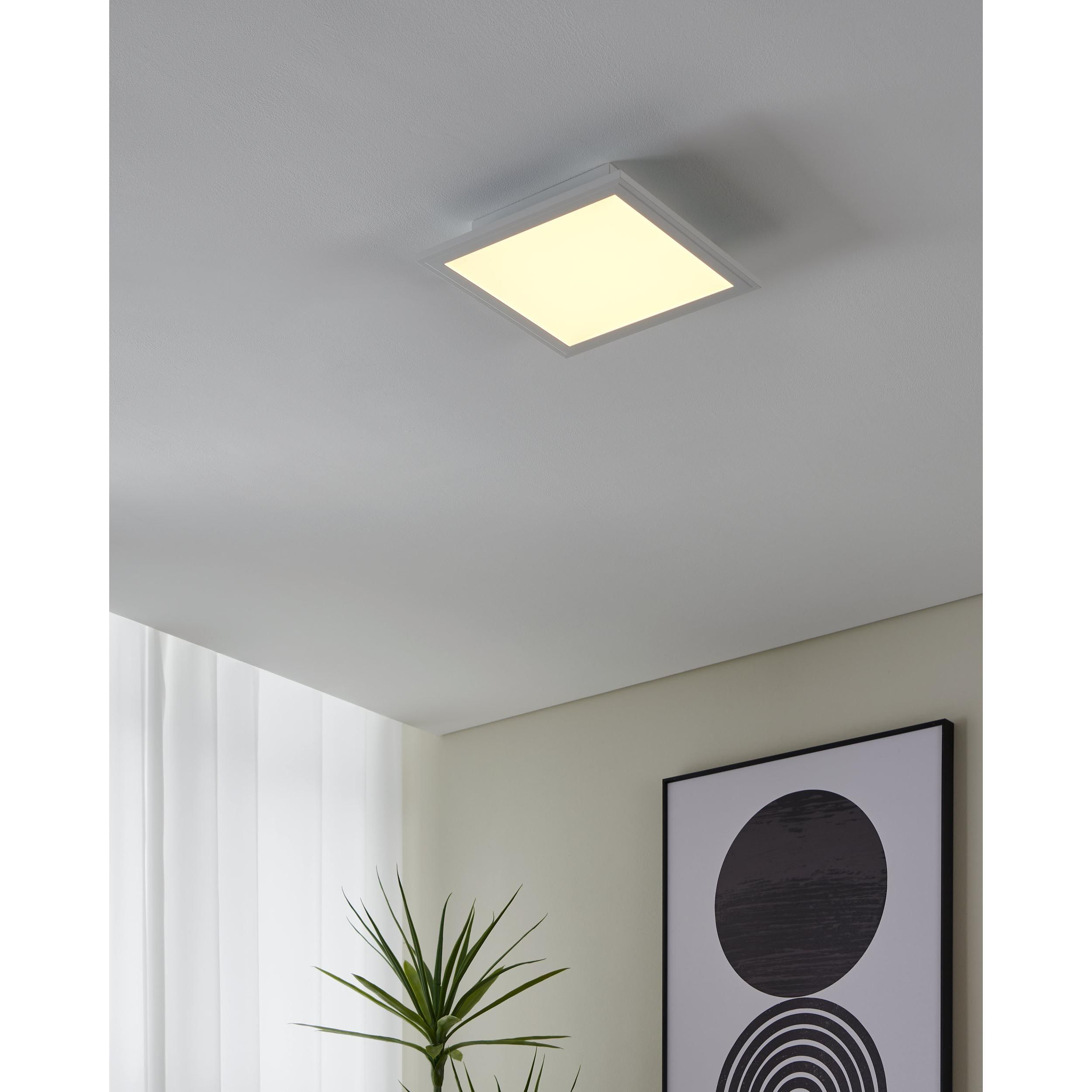 Plafonnier métal blanc SALOBRENA-Z LED INT 1X15,3W