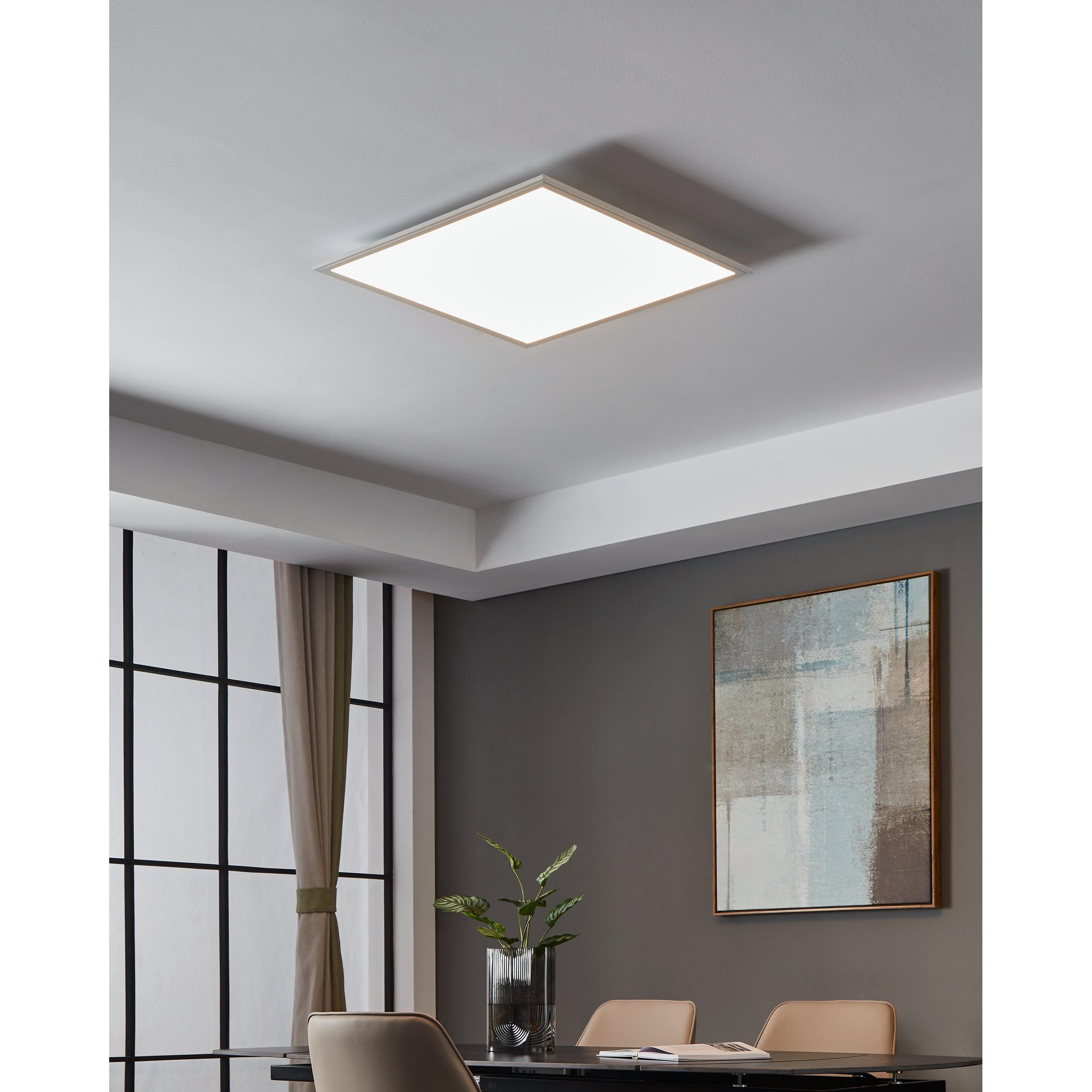 Plafonnier métal blanc SALOBRENA-Z LED INT 4X33W