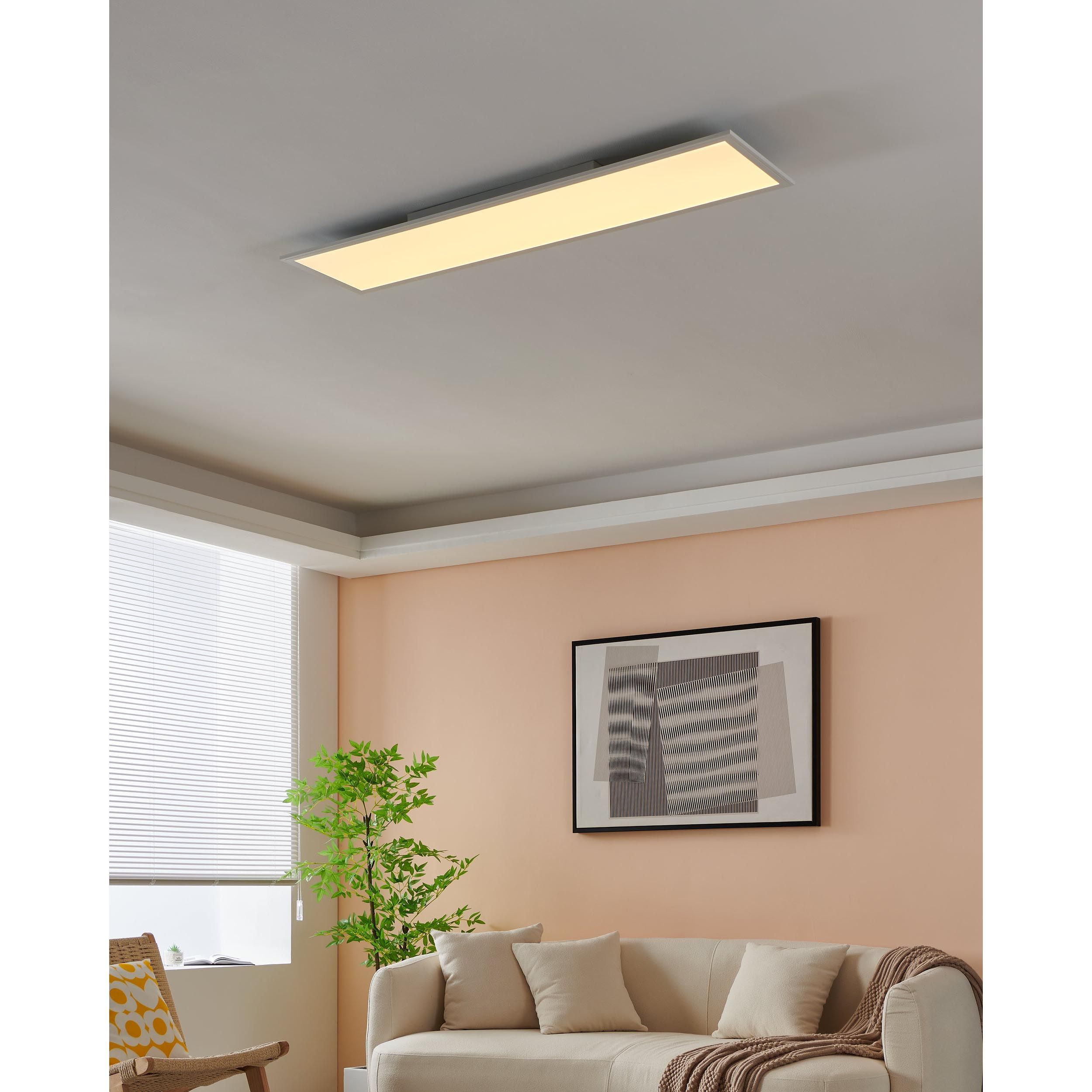 Plafonnier métal blanc SALOBRENA-Z LED INT L30 4X33,5W