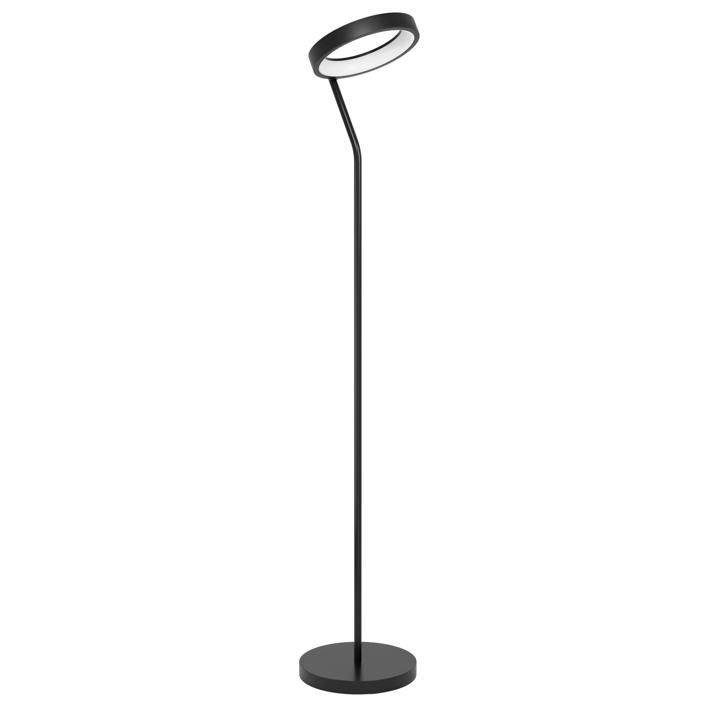 Lampadaire métal noir MARGHERA-Z LED INT 4X4W