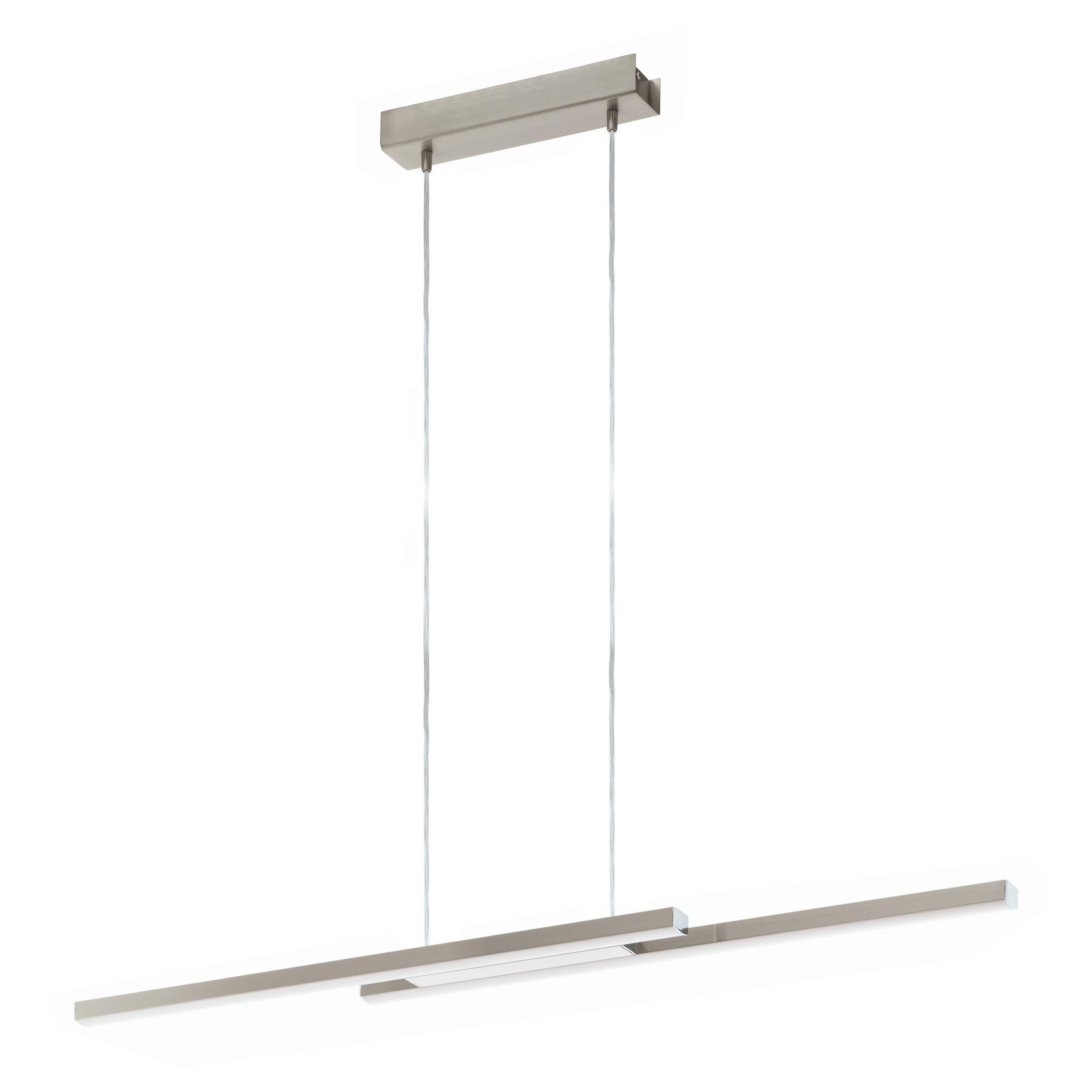 Suspension LED FRAIOLI-Z Métal nickel L105cm