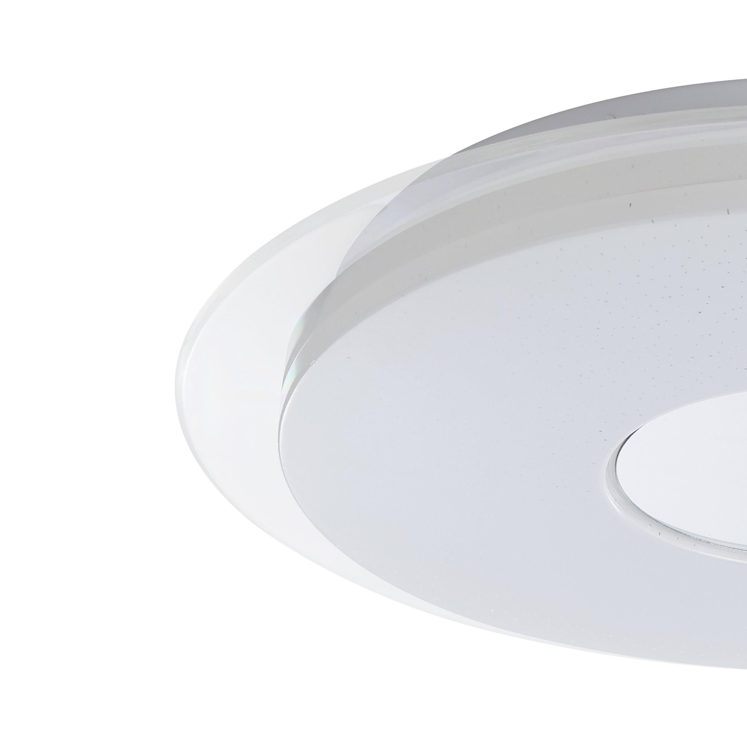 Plafonnier plastique blanc LANCIANO-Z LED INT 4X4,8W