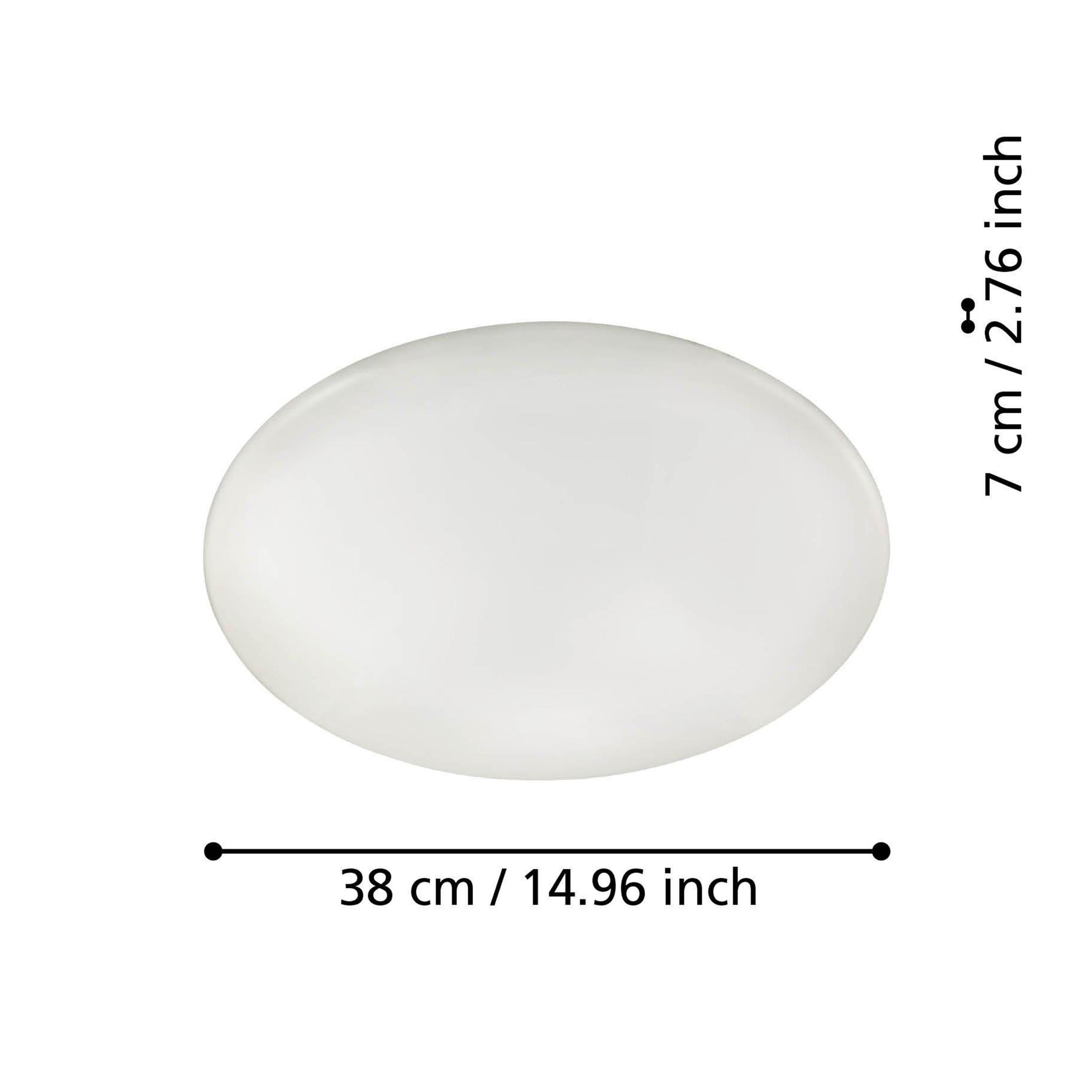 Plafonnier métal blanc TOTARI-Z LED INT 4X4,8W