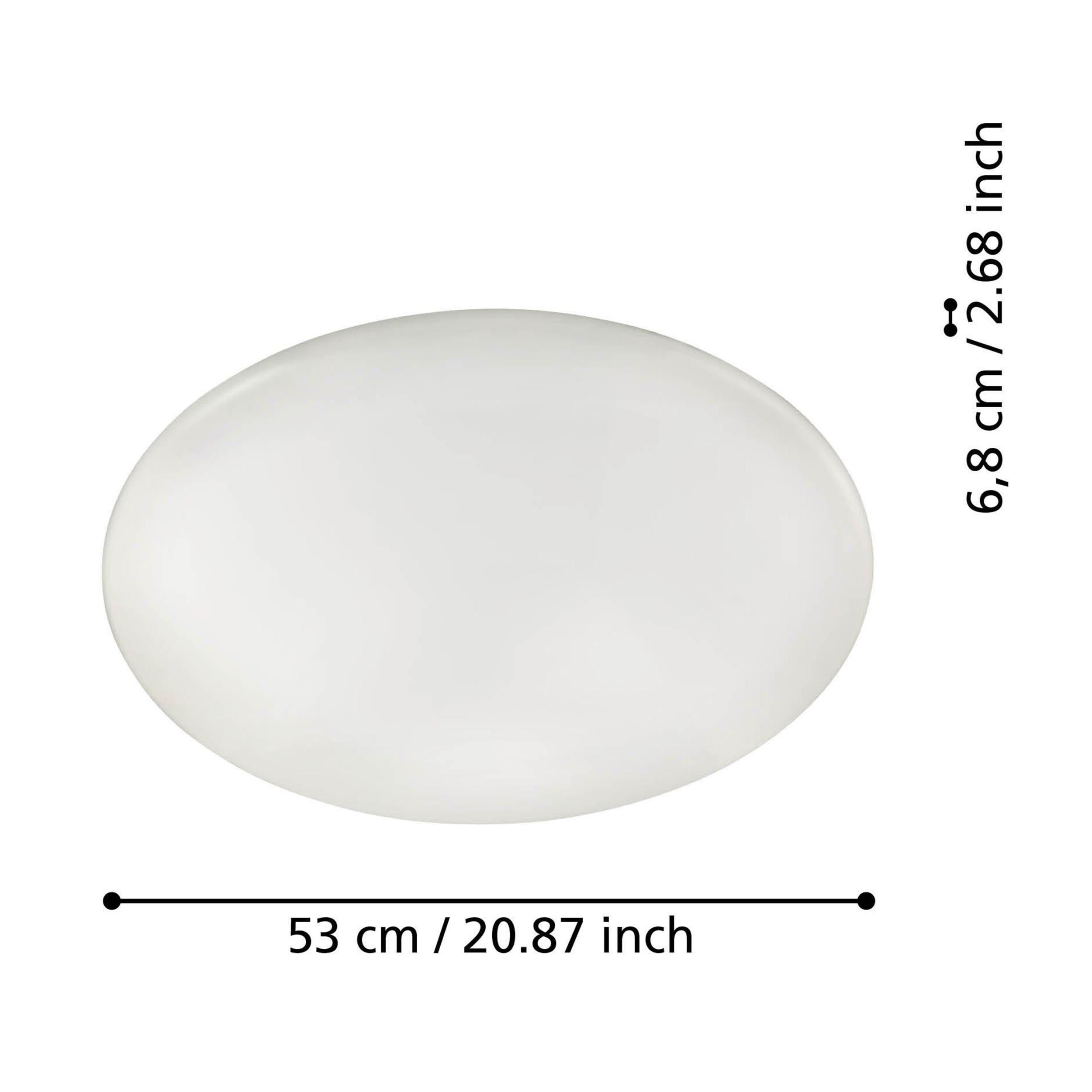 Plafonnier métal blanc TOTARI-Z LED INT 4X11,2W