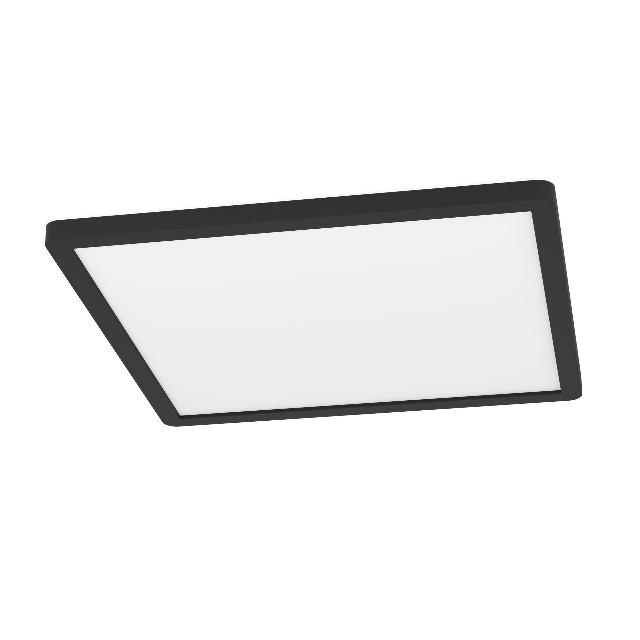 Plafonnier plastique noir ROVITO-Z LED INT 8X14,6W