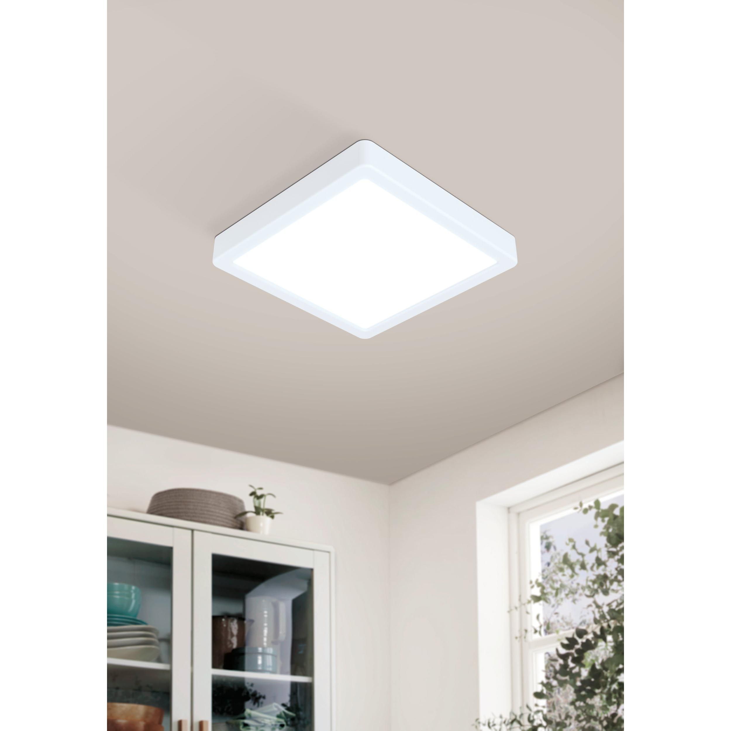 Plafonnier métal blanc FUEVA-Z LED INT 1X16,5W