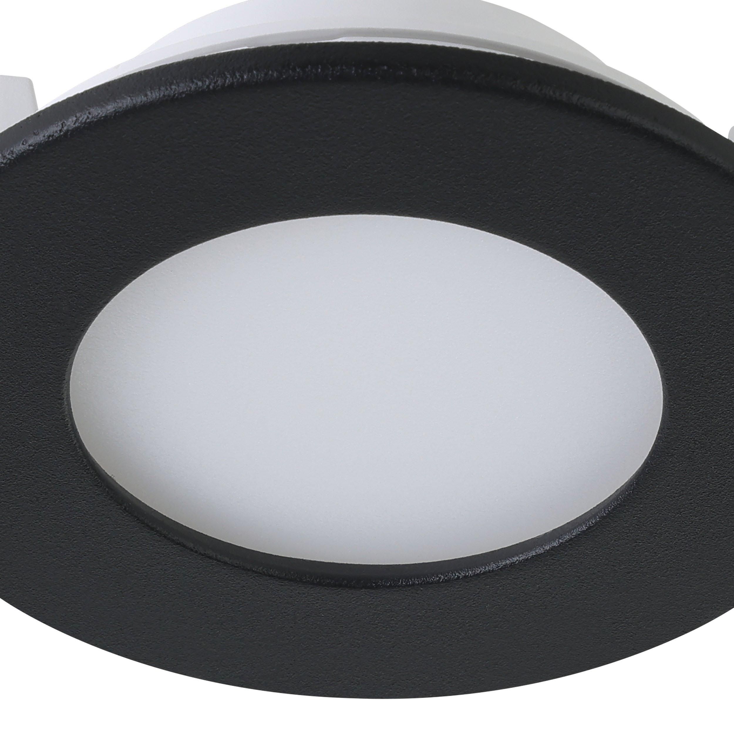 Spot à encastrer métal noir FUEVA-Z LED INT 3X2,8W