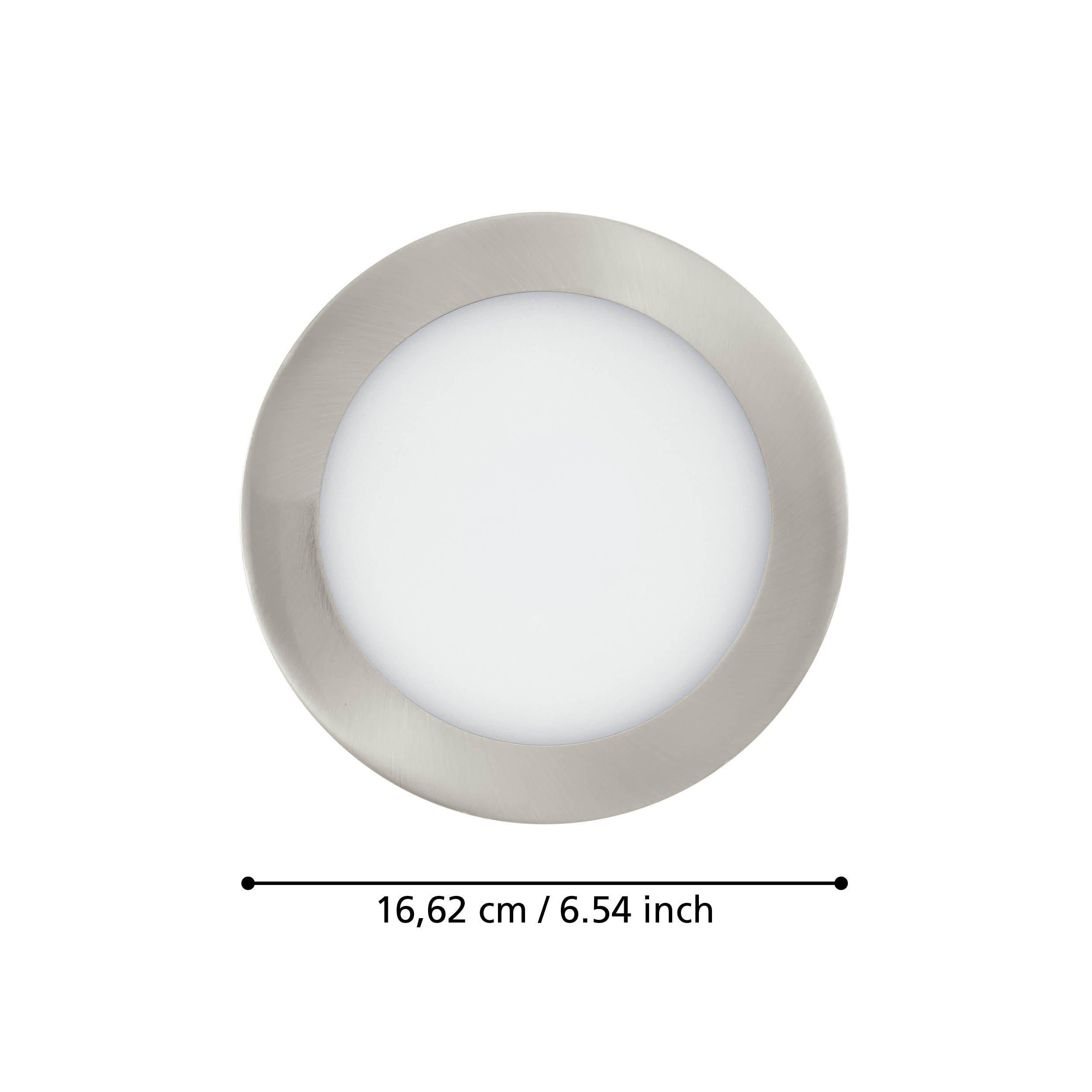 Spot à encastrer métal nickel FUEVA-Z LED INT 4X10,5W