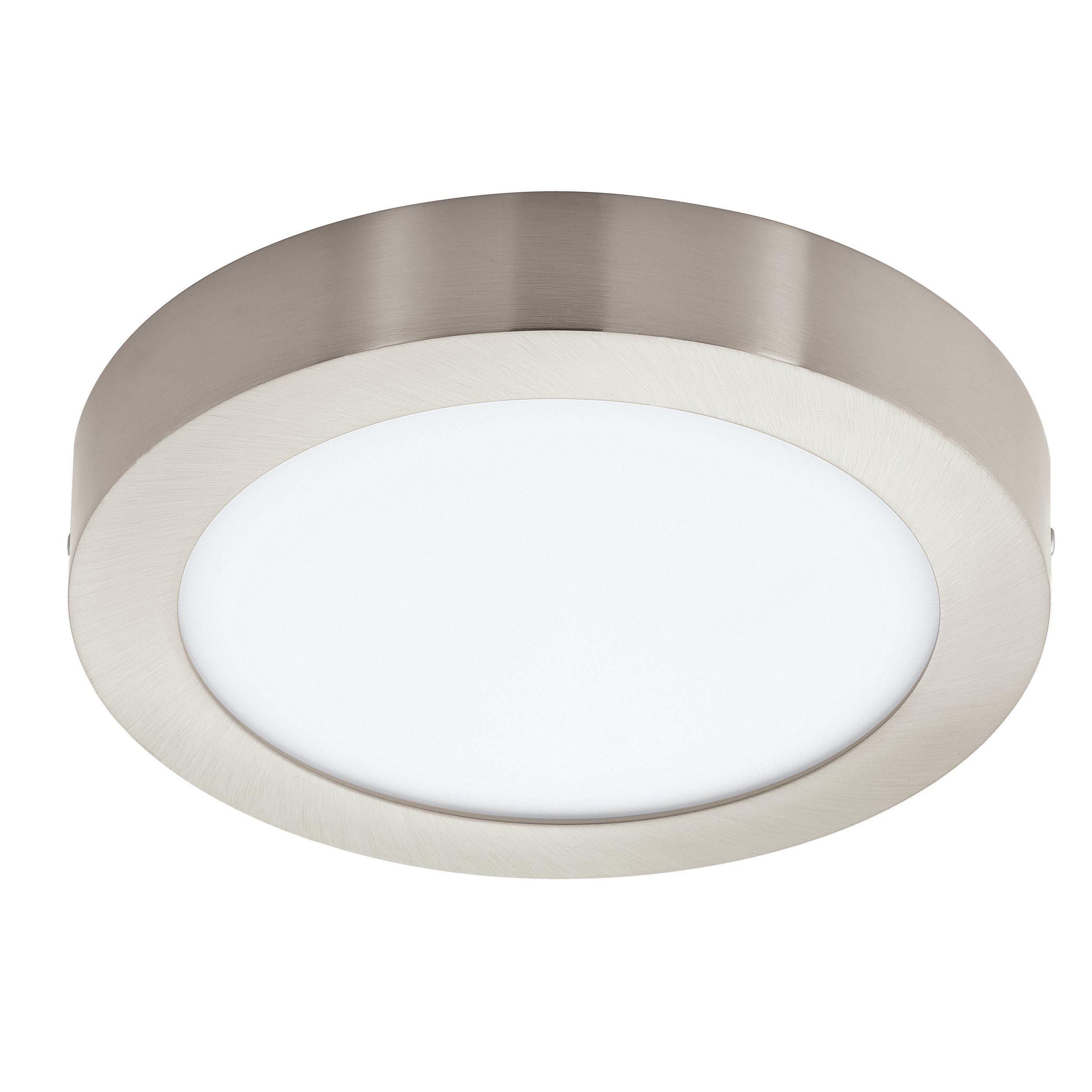 Plafonnier métal nickel FUEVA-Z LED INT 4X16,5W