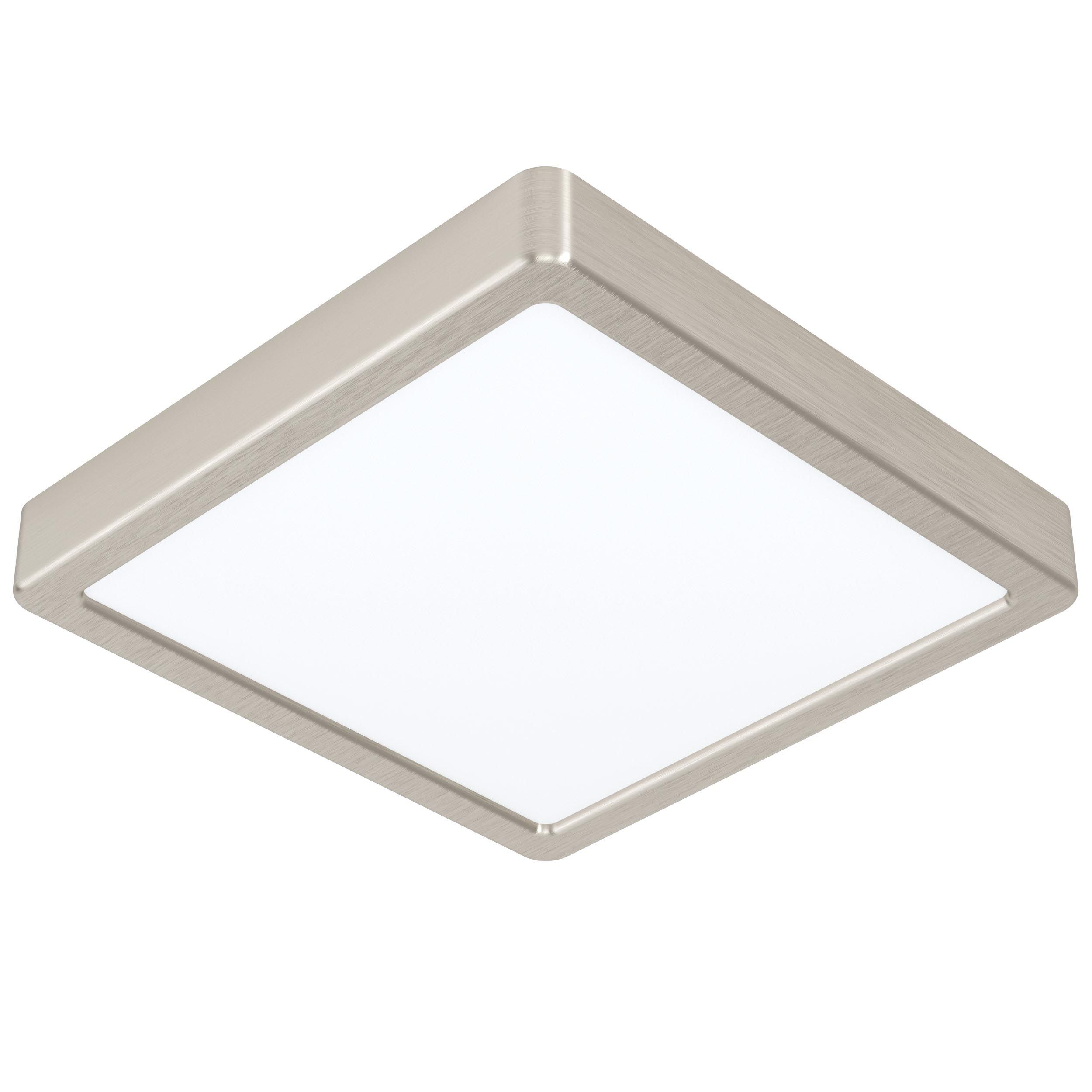 Plafonnier métal nickel FUEVA-Z LED INT 1X16,5W