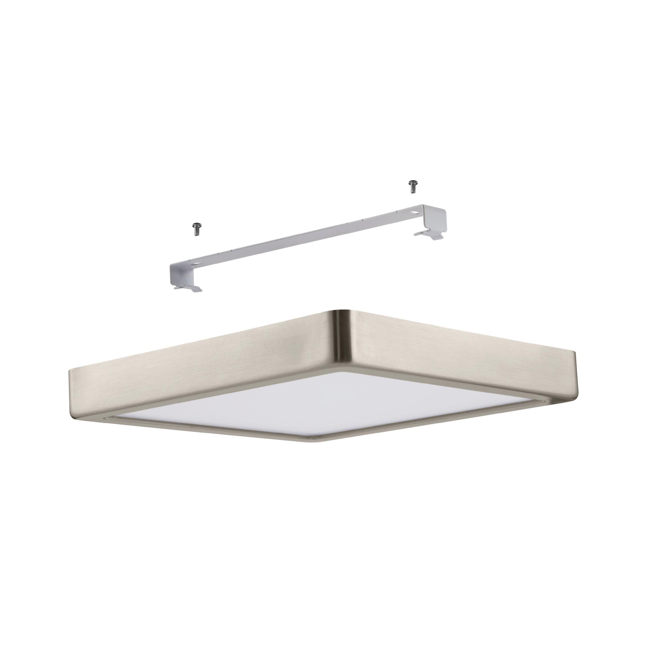 Plafonnier métal nickel FUEVA-Z LED INT 1X16,5W