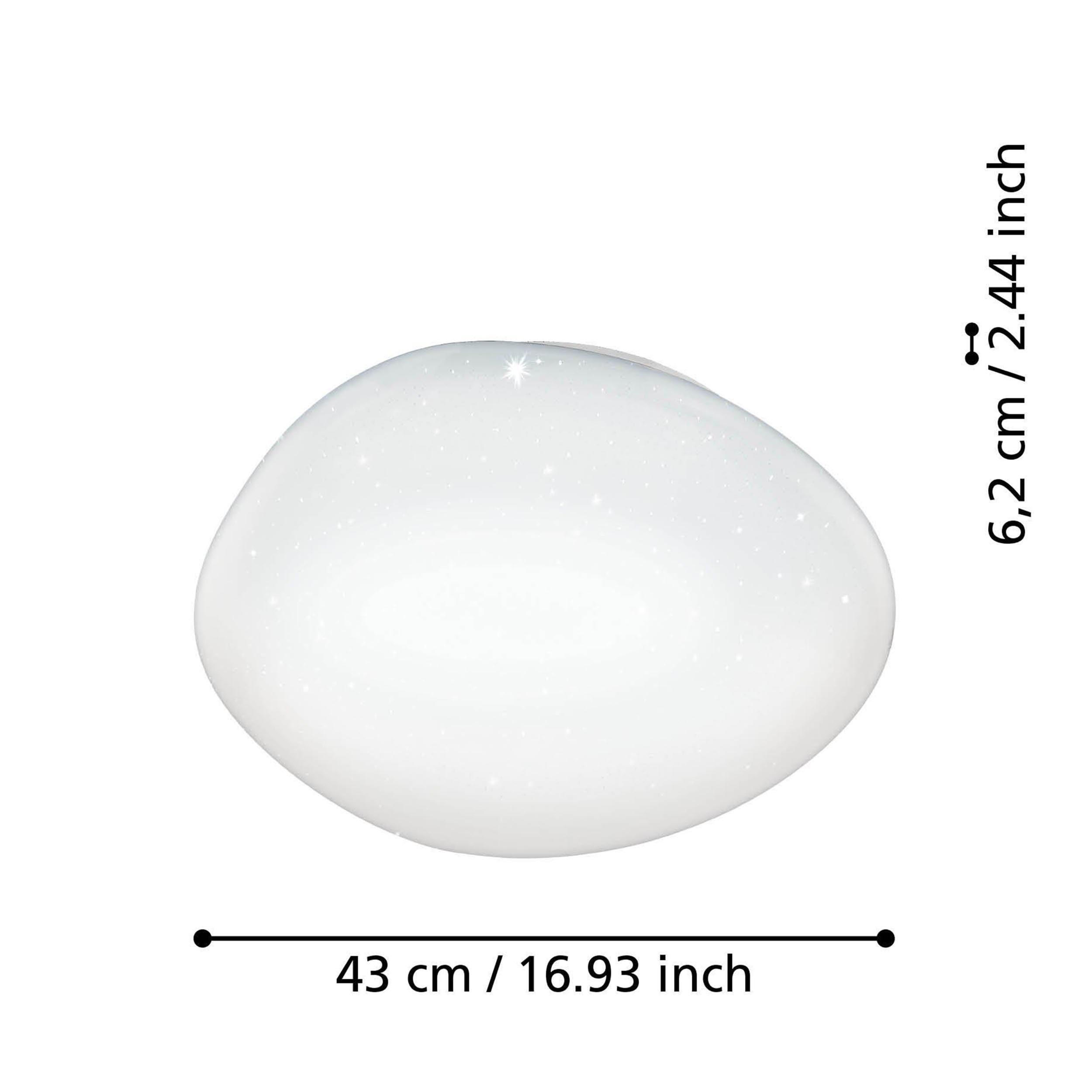 Plafonnier métal blanc SILERAS-Z LED INT 3X7,2W