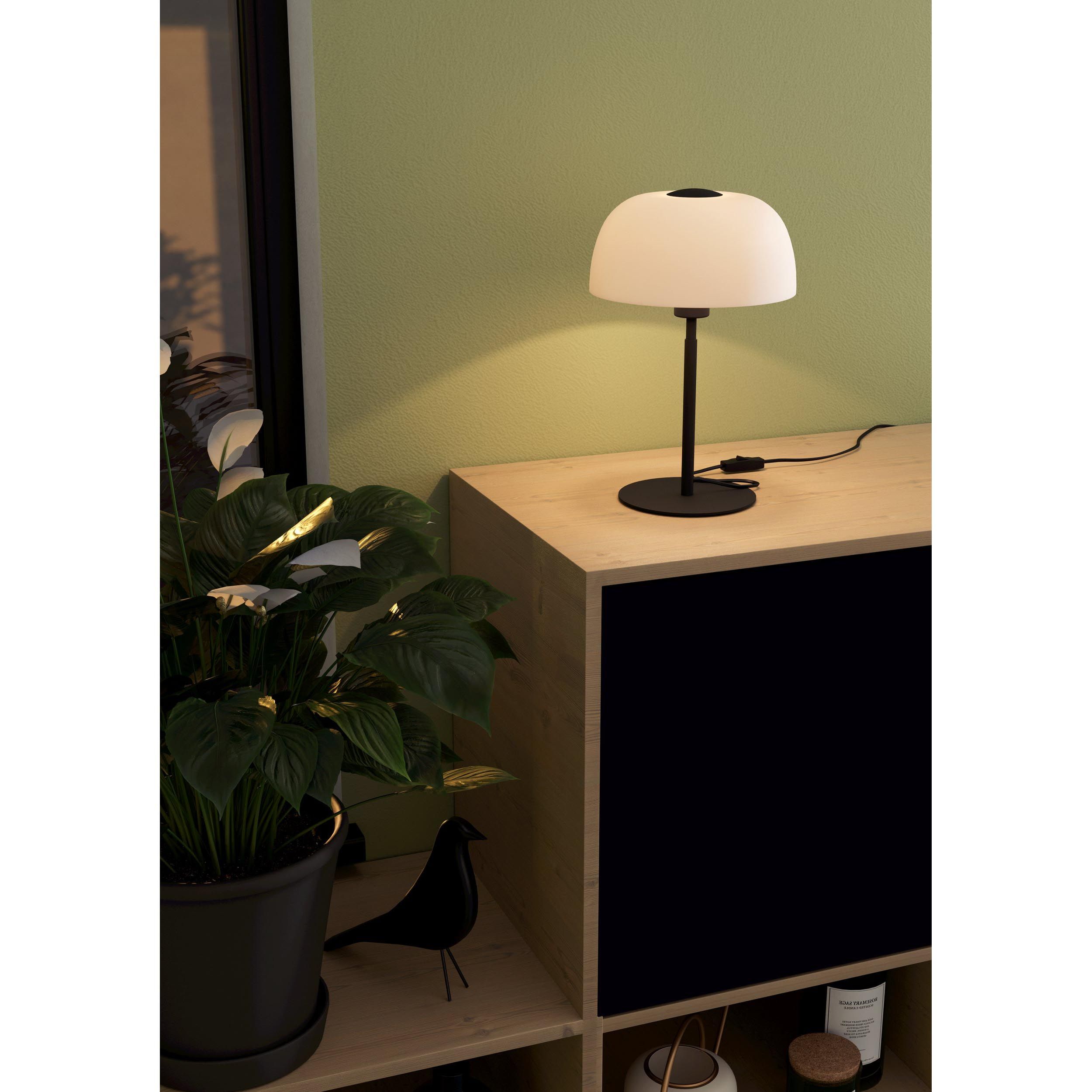 Lampe de table métal noir SOLO 2 E27 1X40W