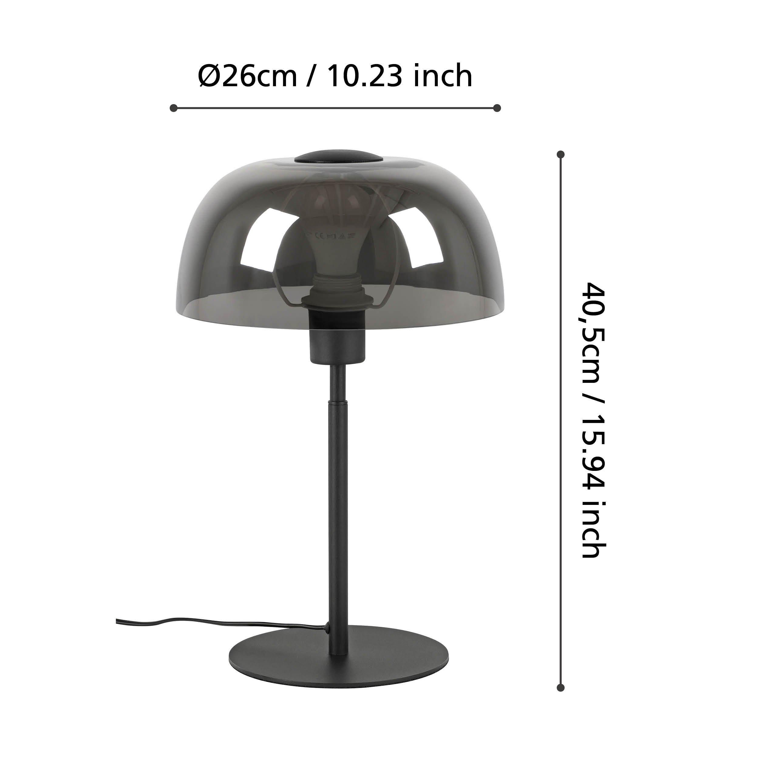 Lampe de table métal noir SOLO 2 E27 1X40W