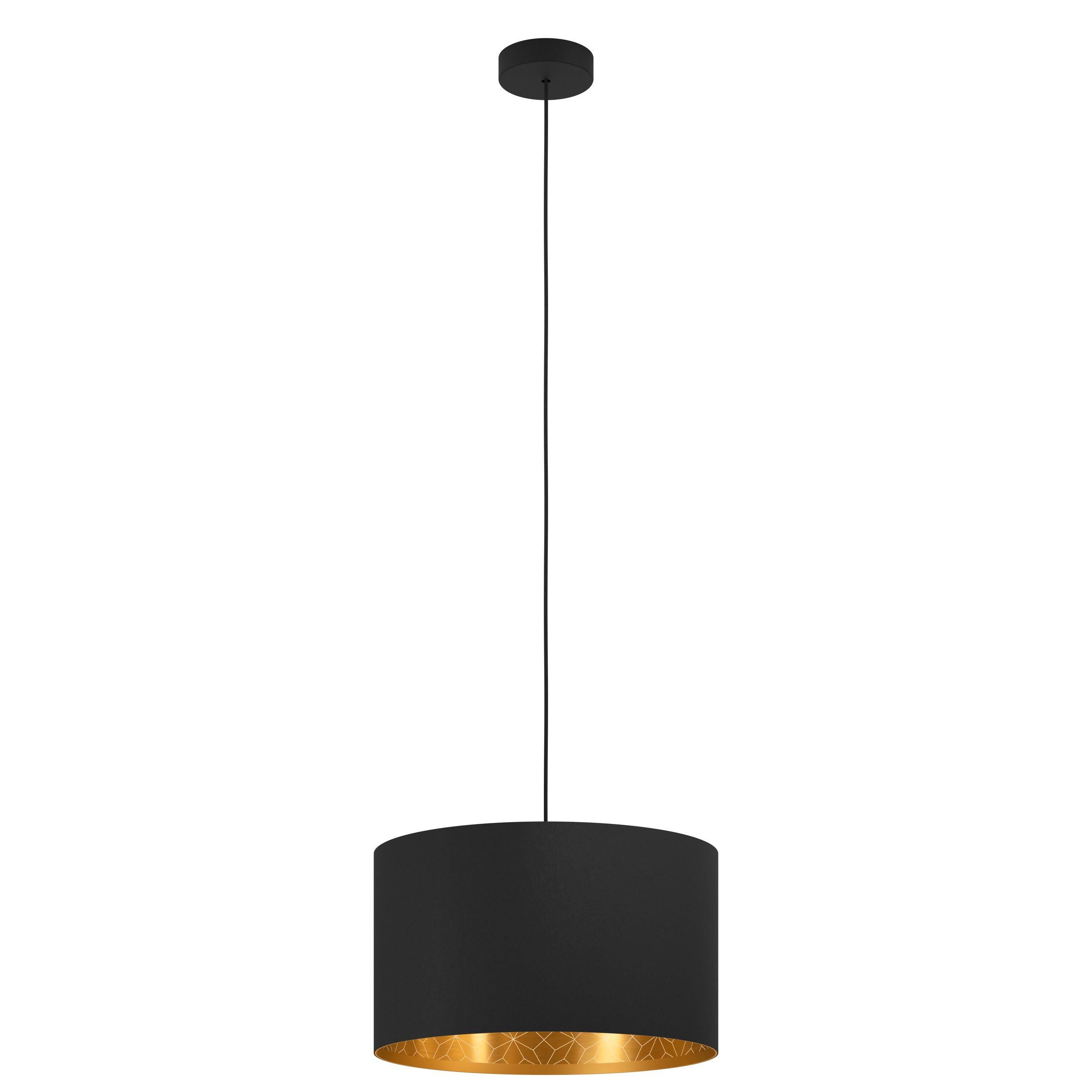 Suspension métal noir ZARAGOZA d38 cm E27 1X40W