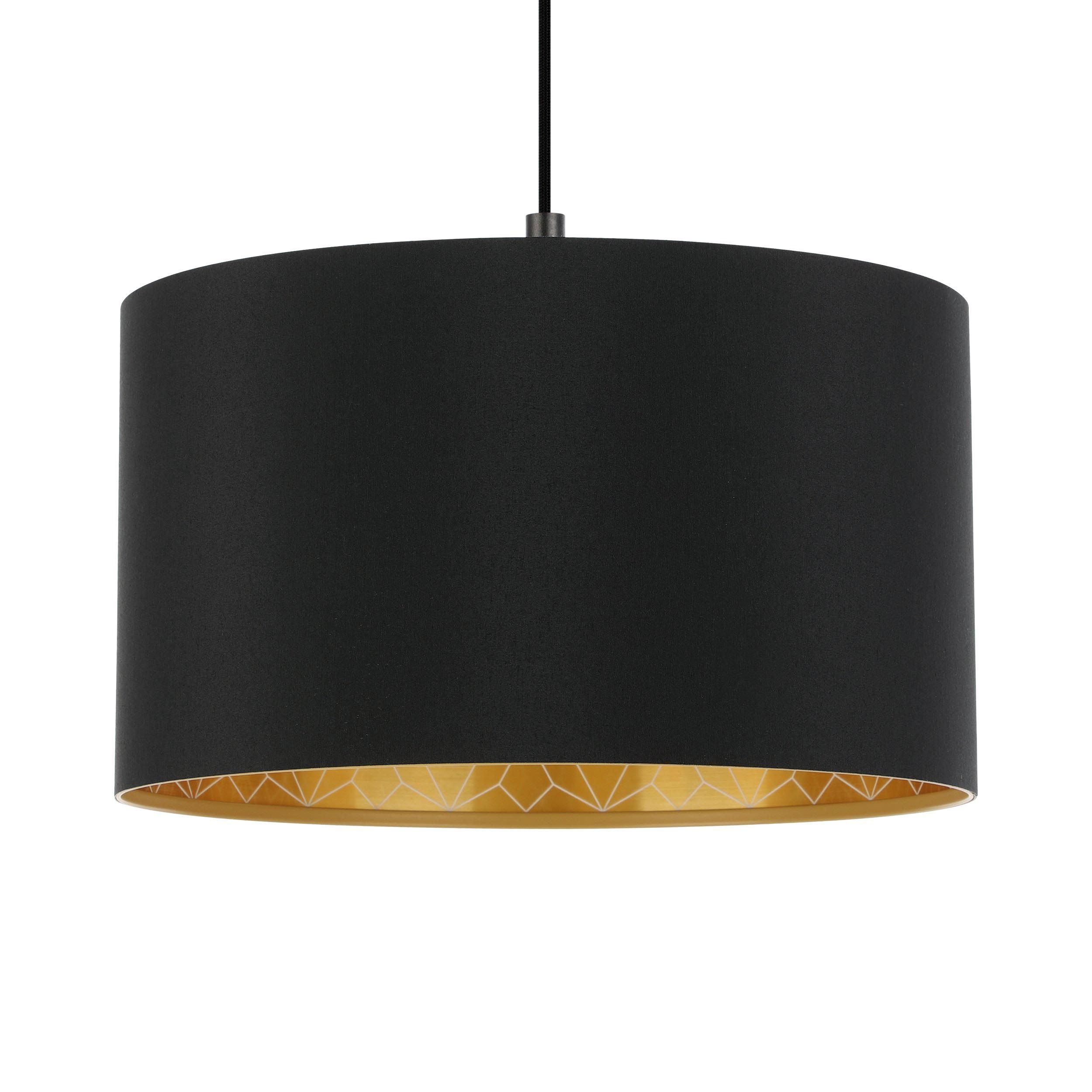 Suspension métal noir ZARAGOZA d38 cm E27 1X40W