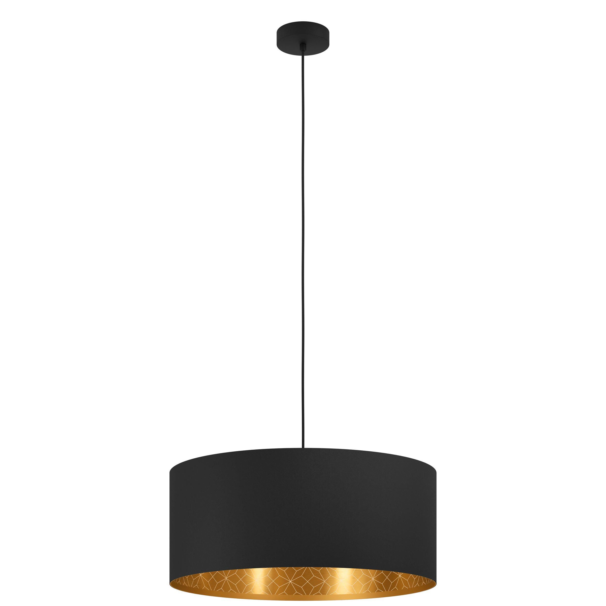 Suspension métal noir ZARAGOZA d53 cm E27 1X40W