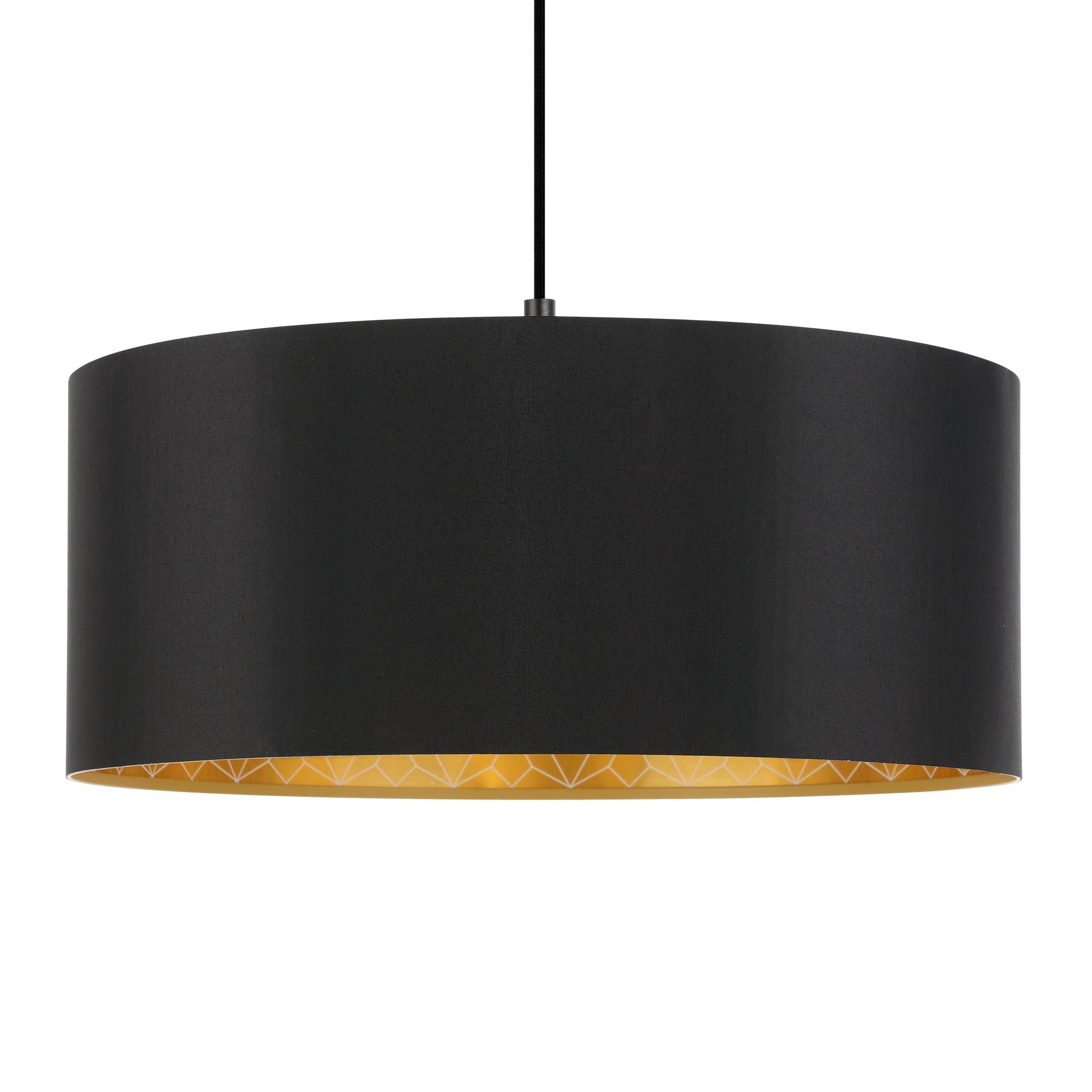 Suspension métal noir ZARAGOZA d53 cm E27 1X40W