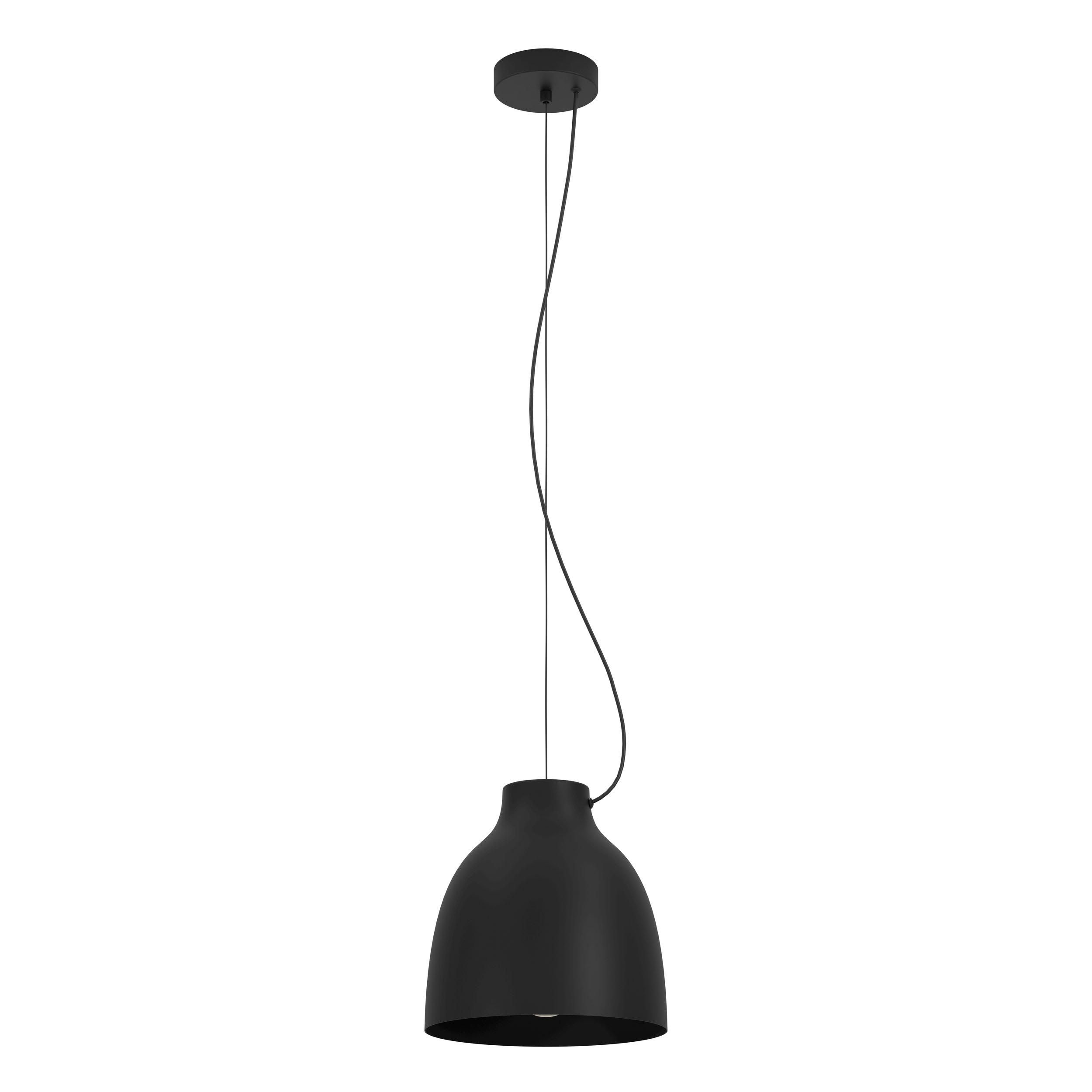 Suspension métal noir CAMASCA E27 1X40W