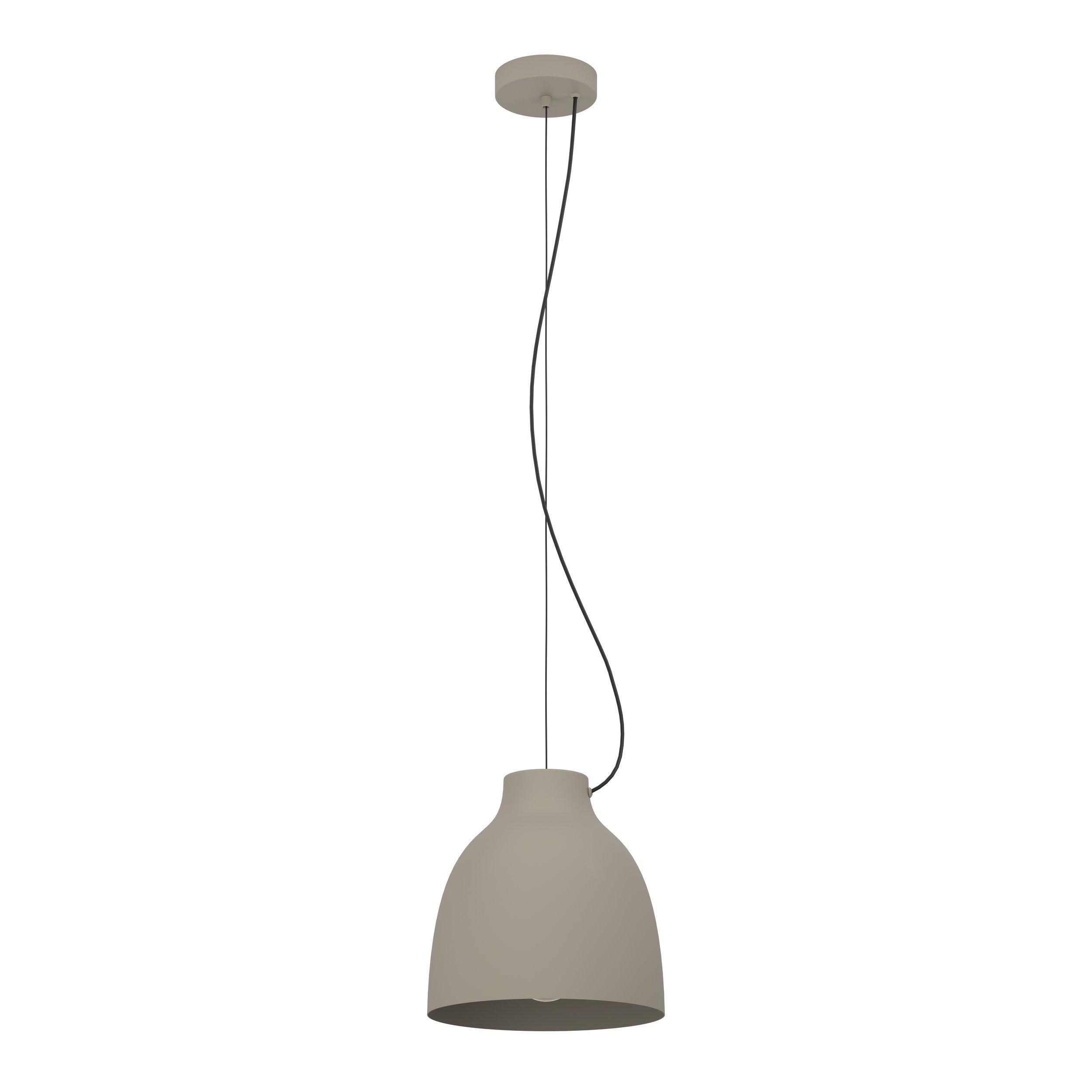 Suspension métal taupe CAMASCA E27 1X40W