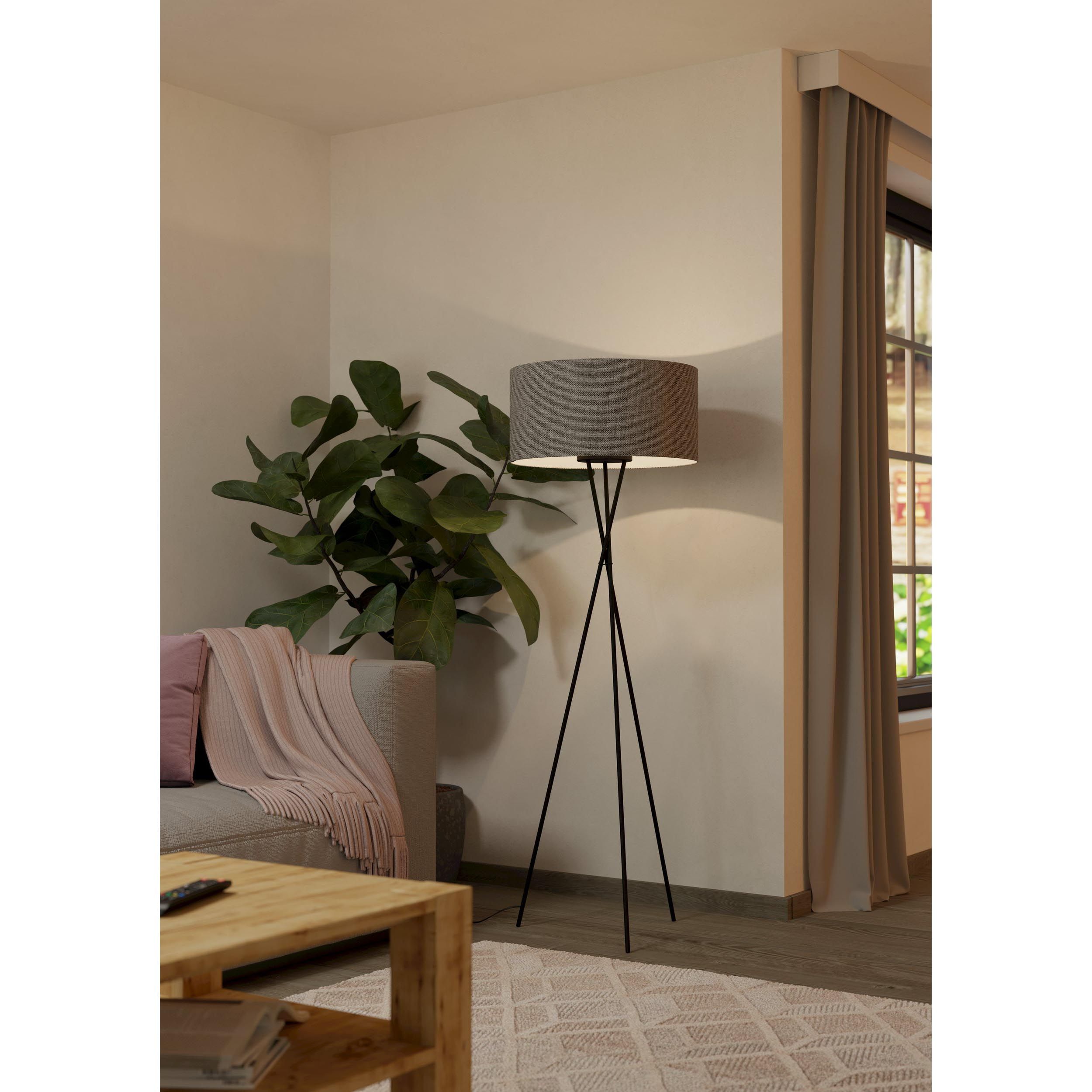 Lampadaire métal blanc FONDACHELLI E27 1X60W