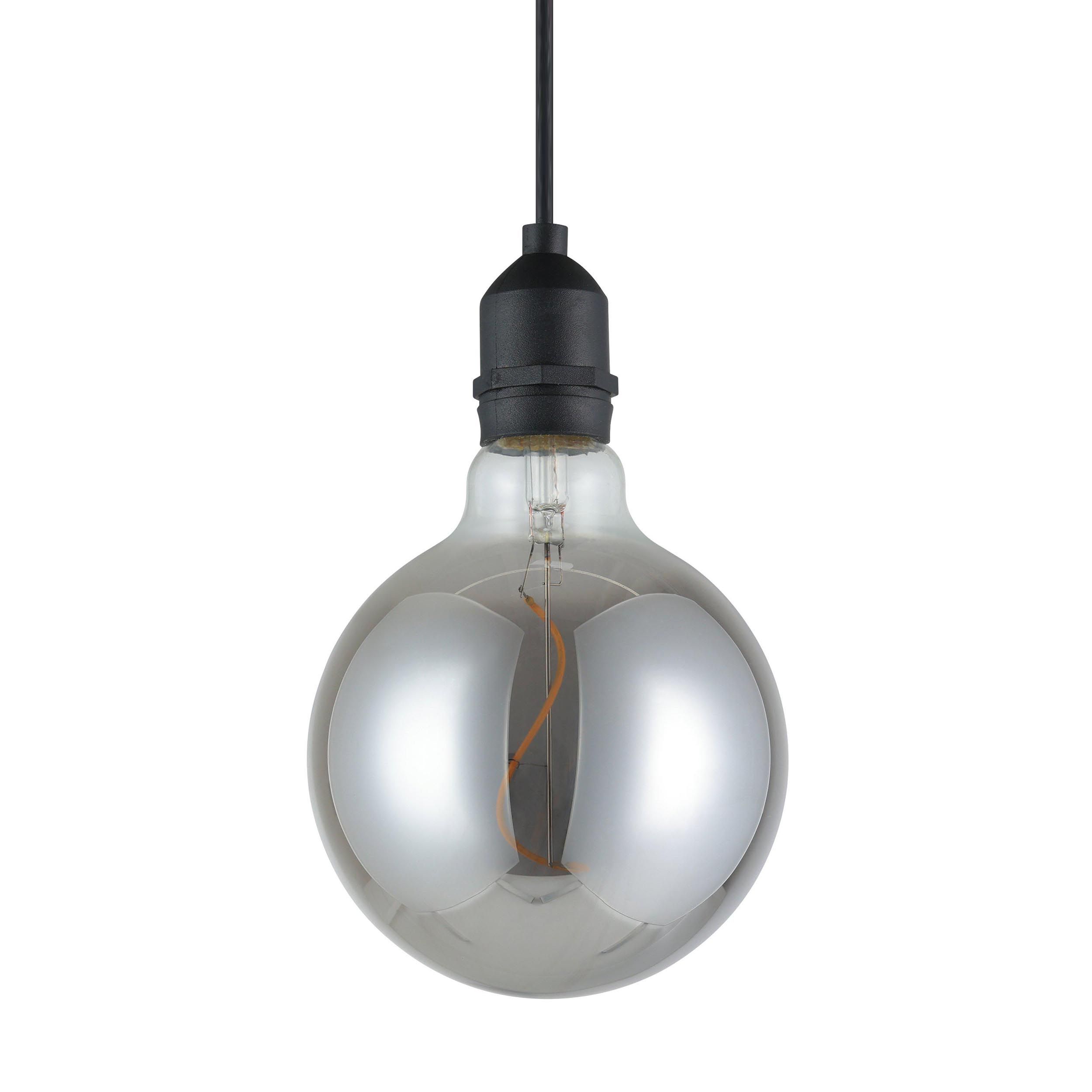 Suspension extérieure plastique noir VIGNANELLO LED INT 1X0,06W