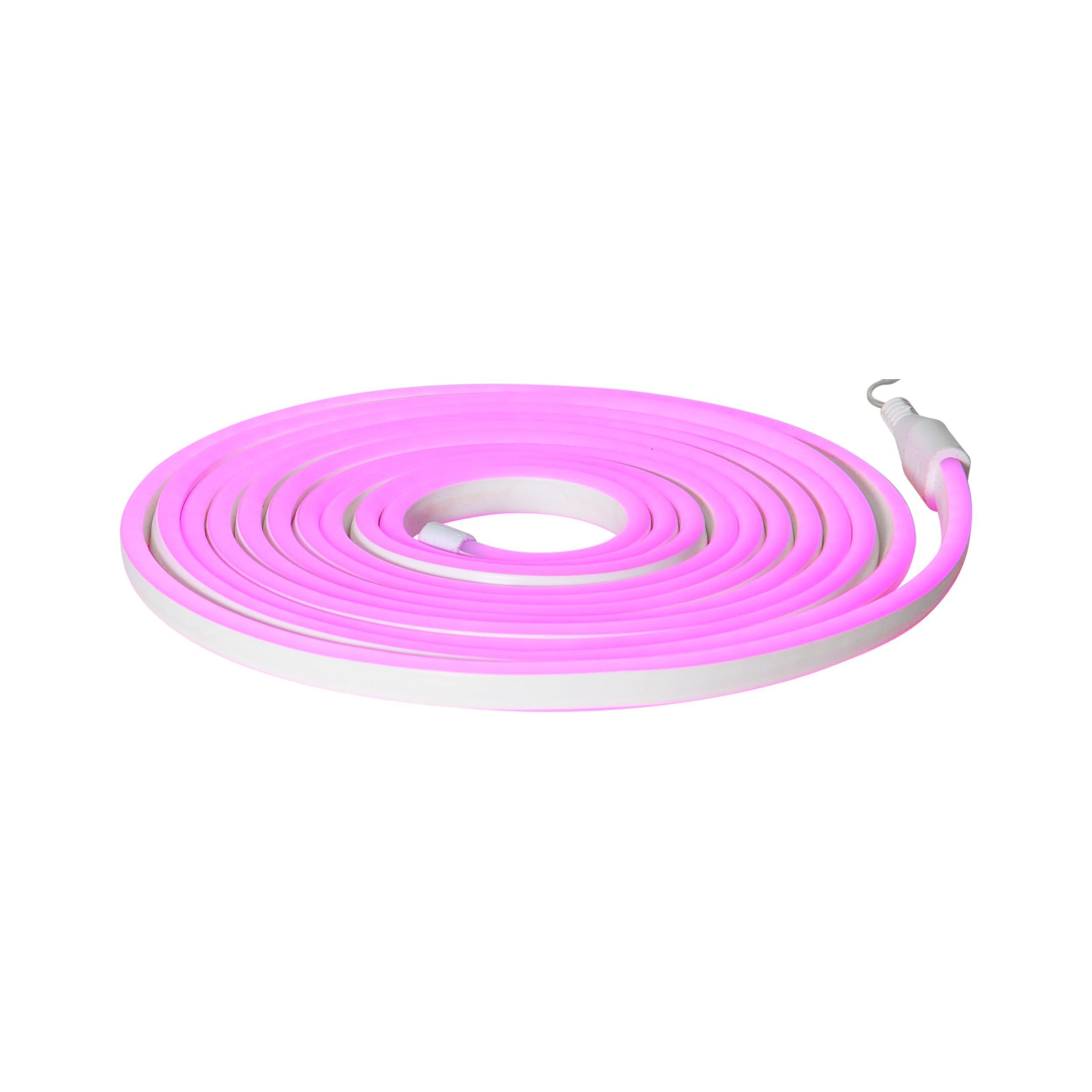 Ruban lumineux extérieur en plastique rose FLATNEONLED LED INT 480X0,2W