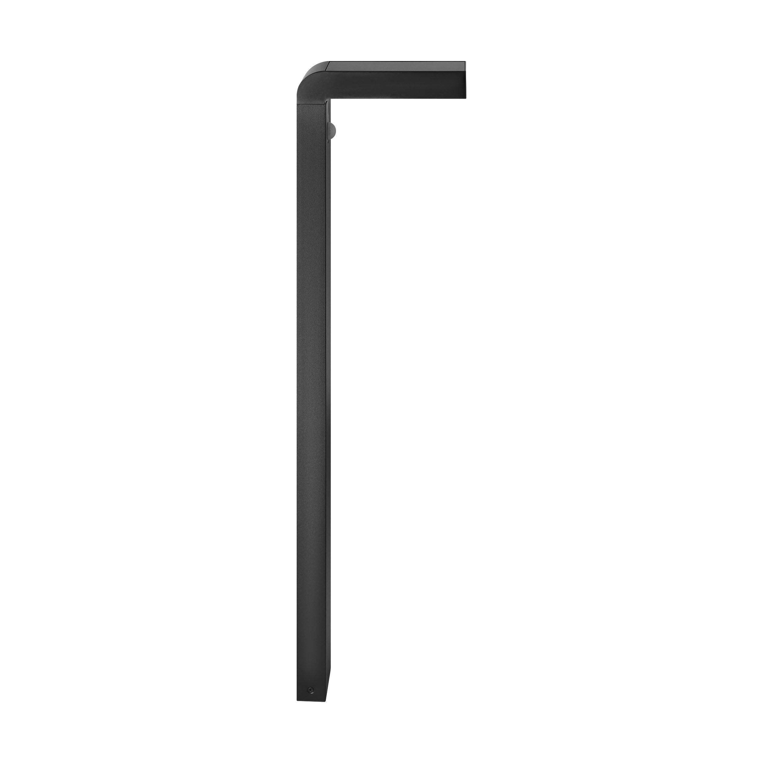 Lampadaire extérieur plastique noir BARACCONI LED INT 18X0,2W