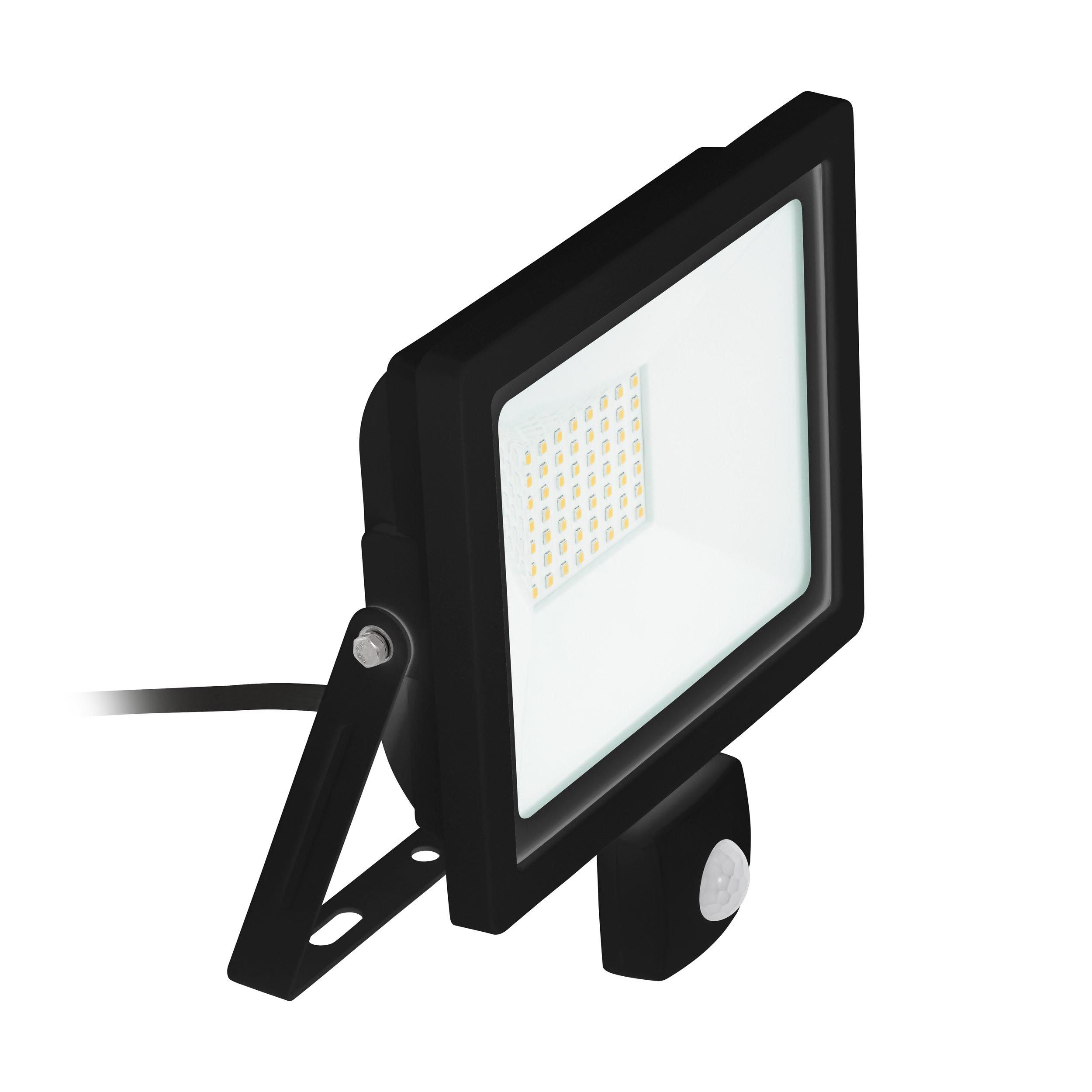 Projecteur extérieur en métal noir FAEDO 3 29,5X26CM LED INT 102W