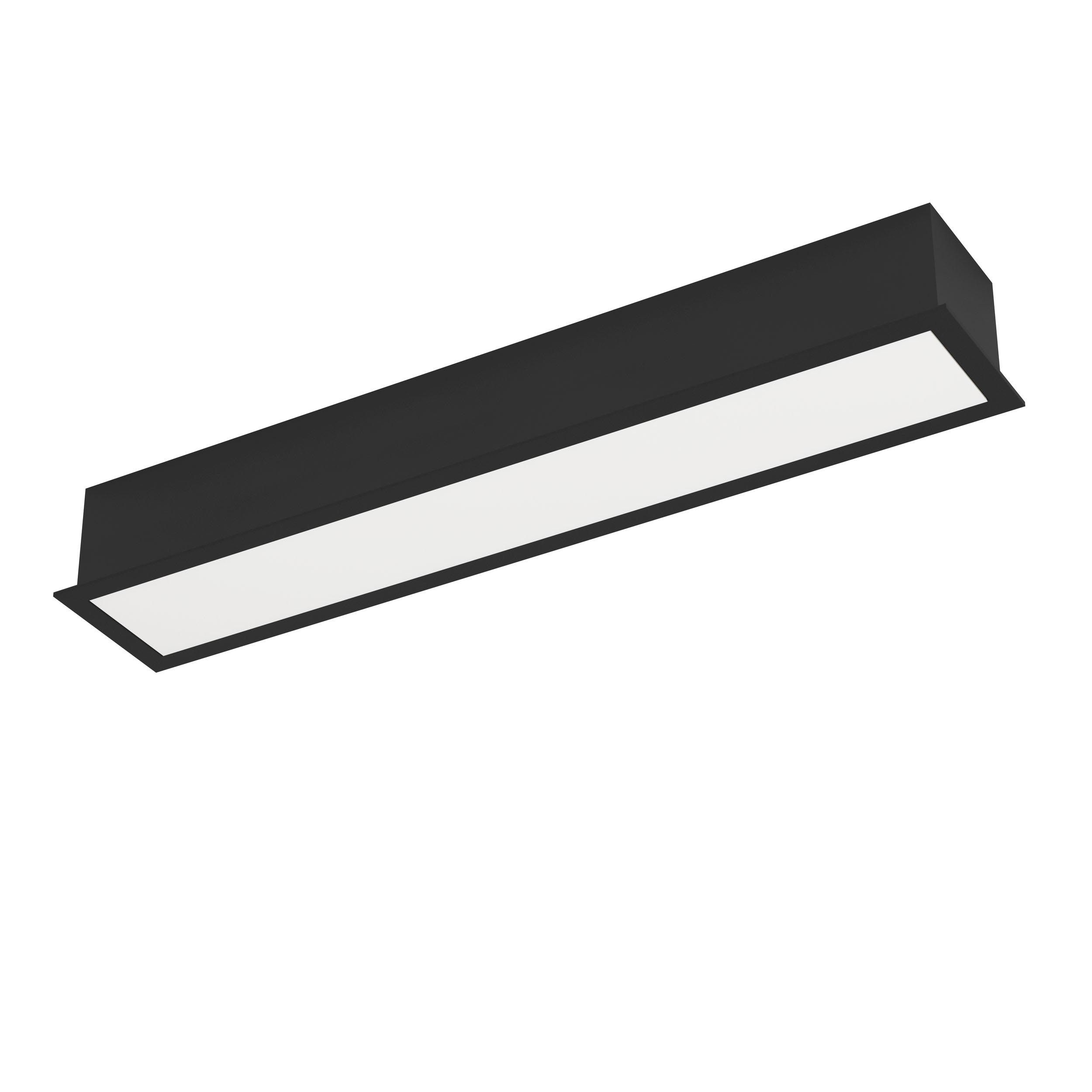 Lustre et plafonnier extérieur métal noir SALITTA LED INT 1X9W